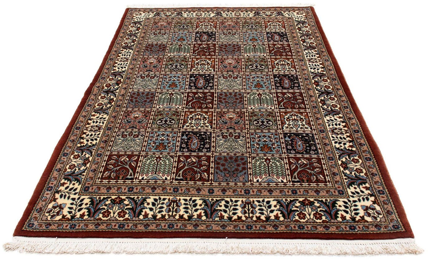 morgenland Wollteppich »Moud Felder 224 x 137 cm«, rechteckig, 10 mm Höhe, günstig online kaufen