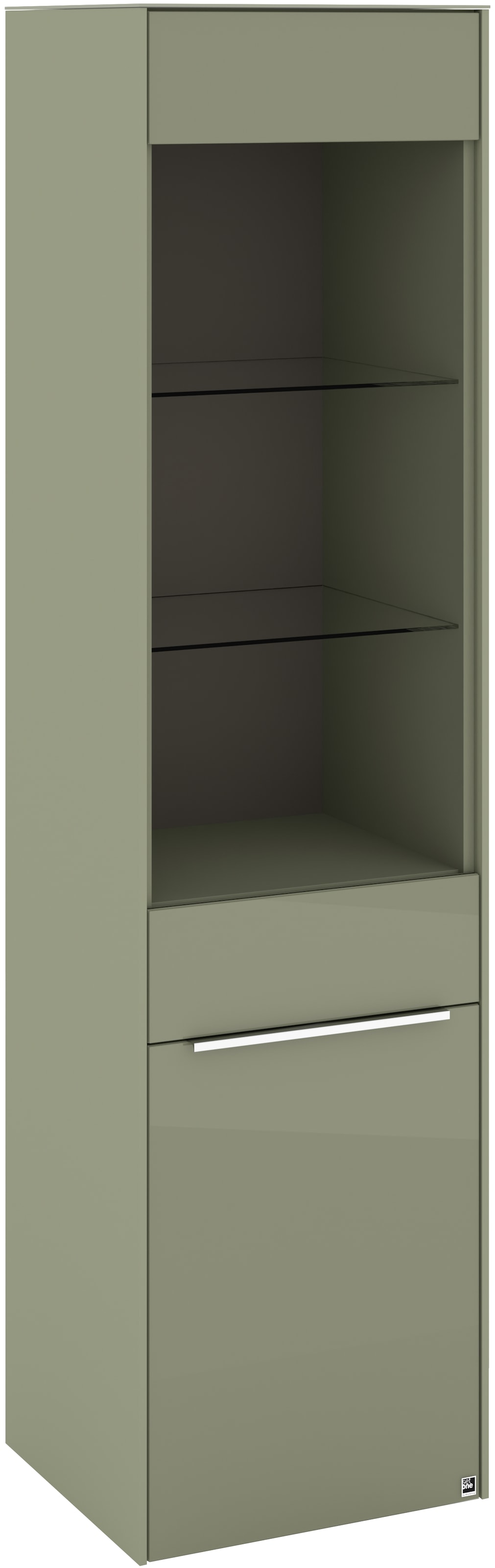 set one by Musterring Standvitrine »Reno« 1 Stk. tlg. Mit Gleitern und in verschiedenen Farben erhältlich