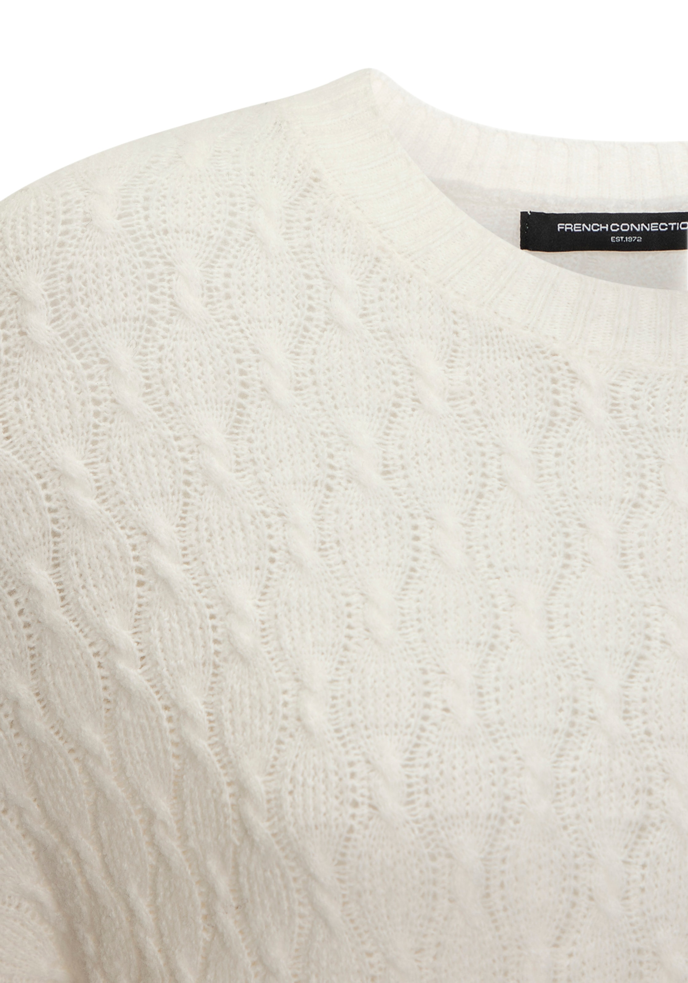 French Connection Strickpullover mit Zopfmuster, Loungewear