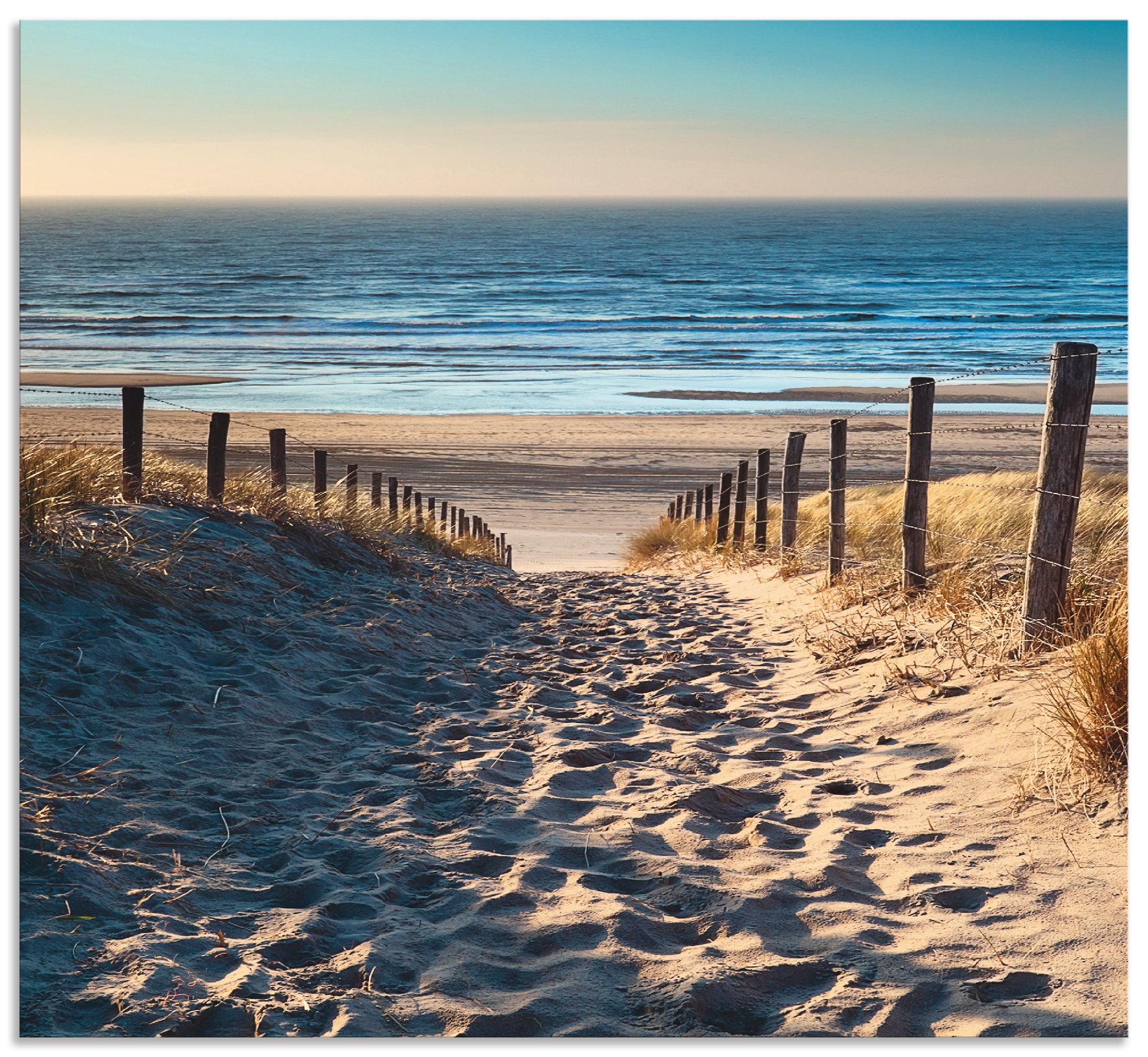 Artland Küchenrückwand "Weg zum Nordseestrand Sonnenuntergang", (1 tlg.), A günstig online kaufen
