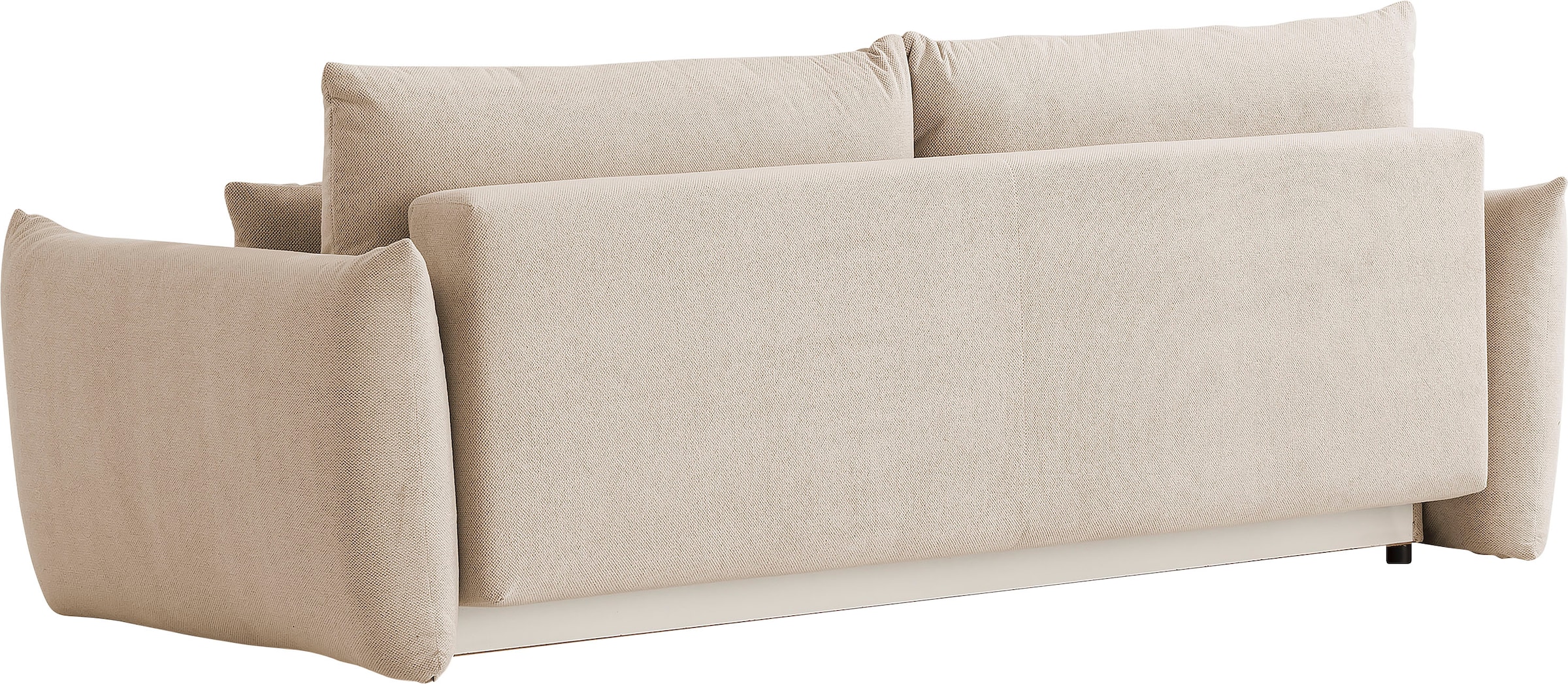 INOSIGN 3-Sitzer »MAVAS Schlafsofa mit Bettkasten«, ca.240/108cm (Liegefläche 212/145 cm), Cord, Chenille, Struktur