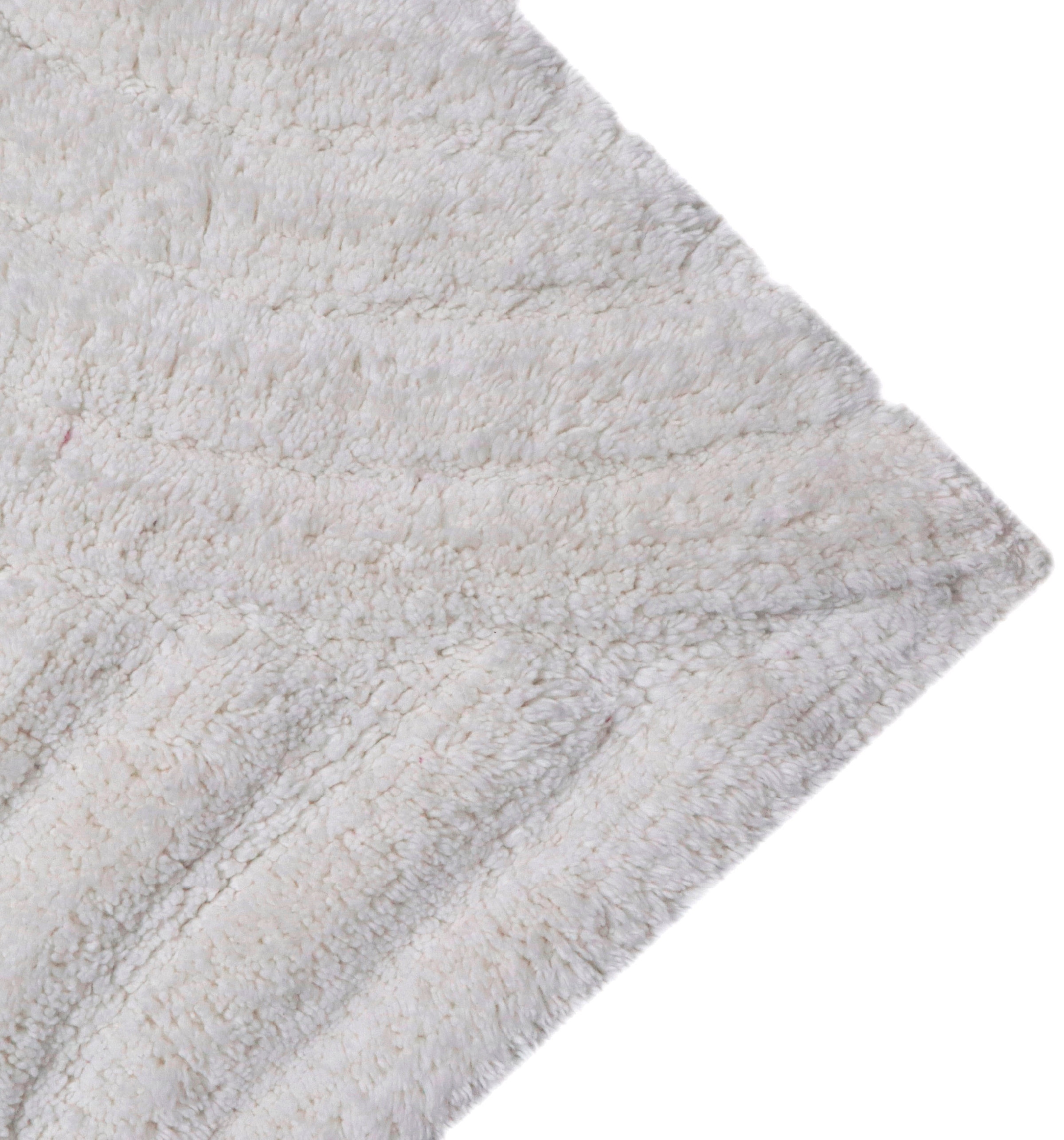 my home Badematte »Juna, Badvorleger, Badezimmer Teppich, Zen, Scandi, Boho«, rutschhemmend beschichtet, fußbodenheizungsgeeignet, Baumwolle, Hoch-Tief-Effekt, weich