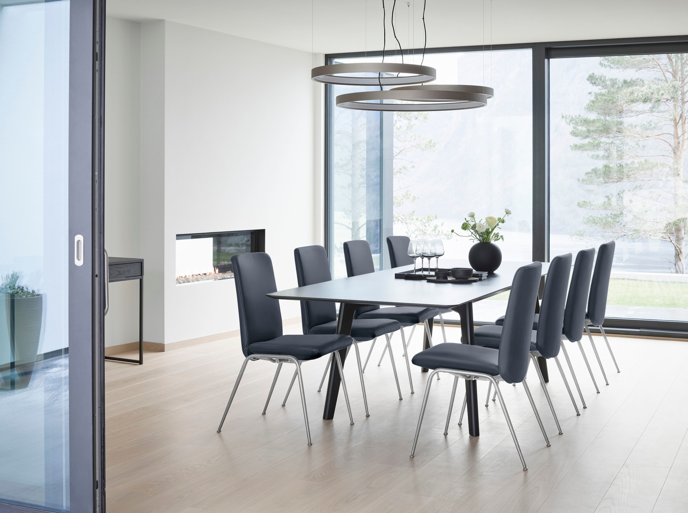 Stressless® Polsterstuhl »Laurel«, Leder PALOMA, Low Back, Größe M, mit Beinen aus Stahl in Chrom matt