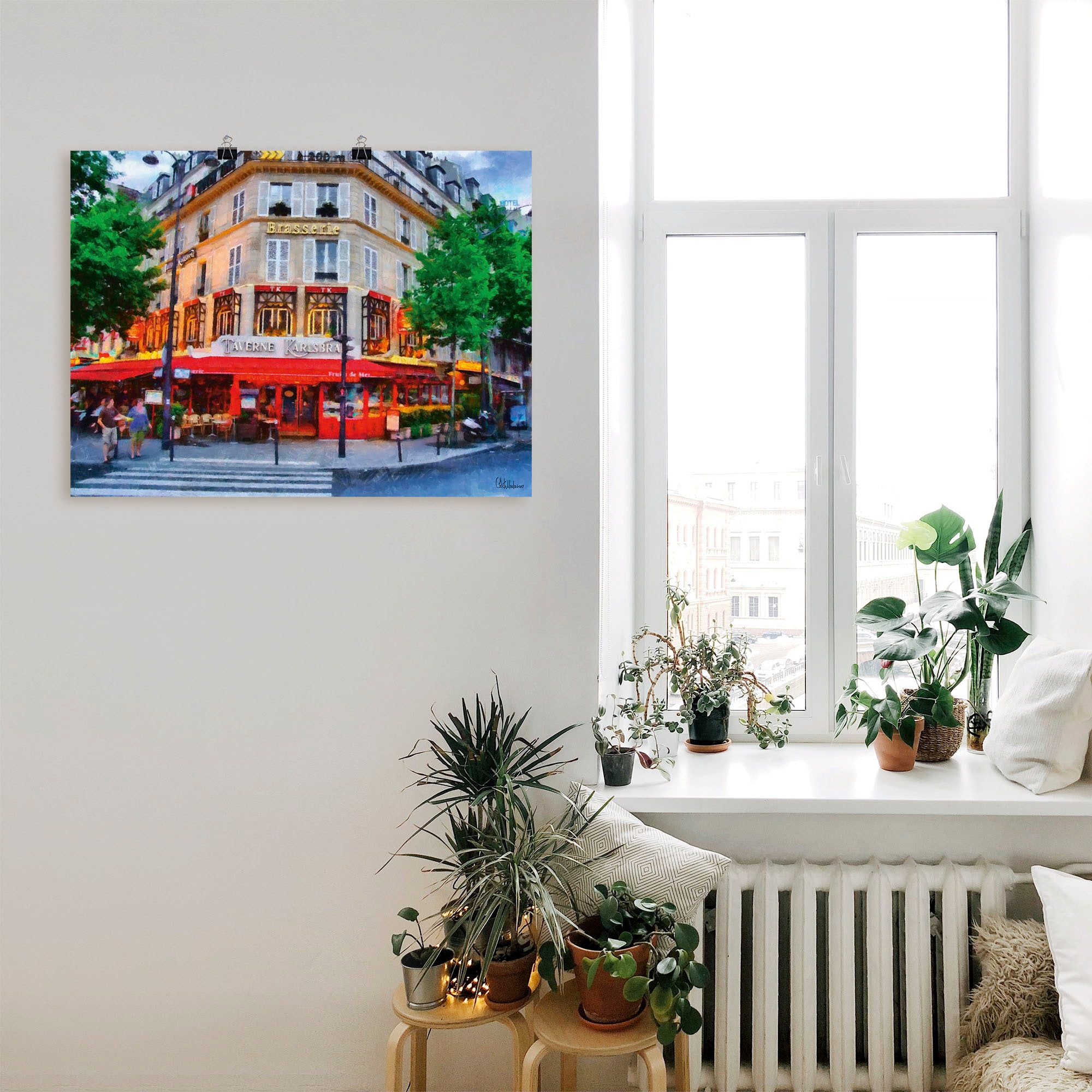 Artland Wandbild »Taverne Karlsbad«, Karlsbad, (1 St.), als Alubild, Leinwandbild, Wandaufkleber oder Poster in versch. Größen