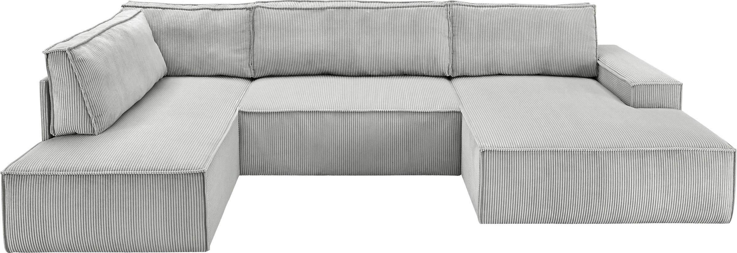 Home affaire Wohnlandschaft "SHERWOOD 329 cm, U-Form, Schlafsofa," Schlaffu günstig online kaufen