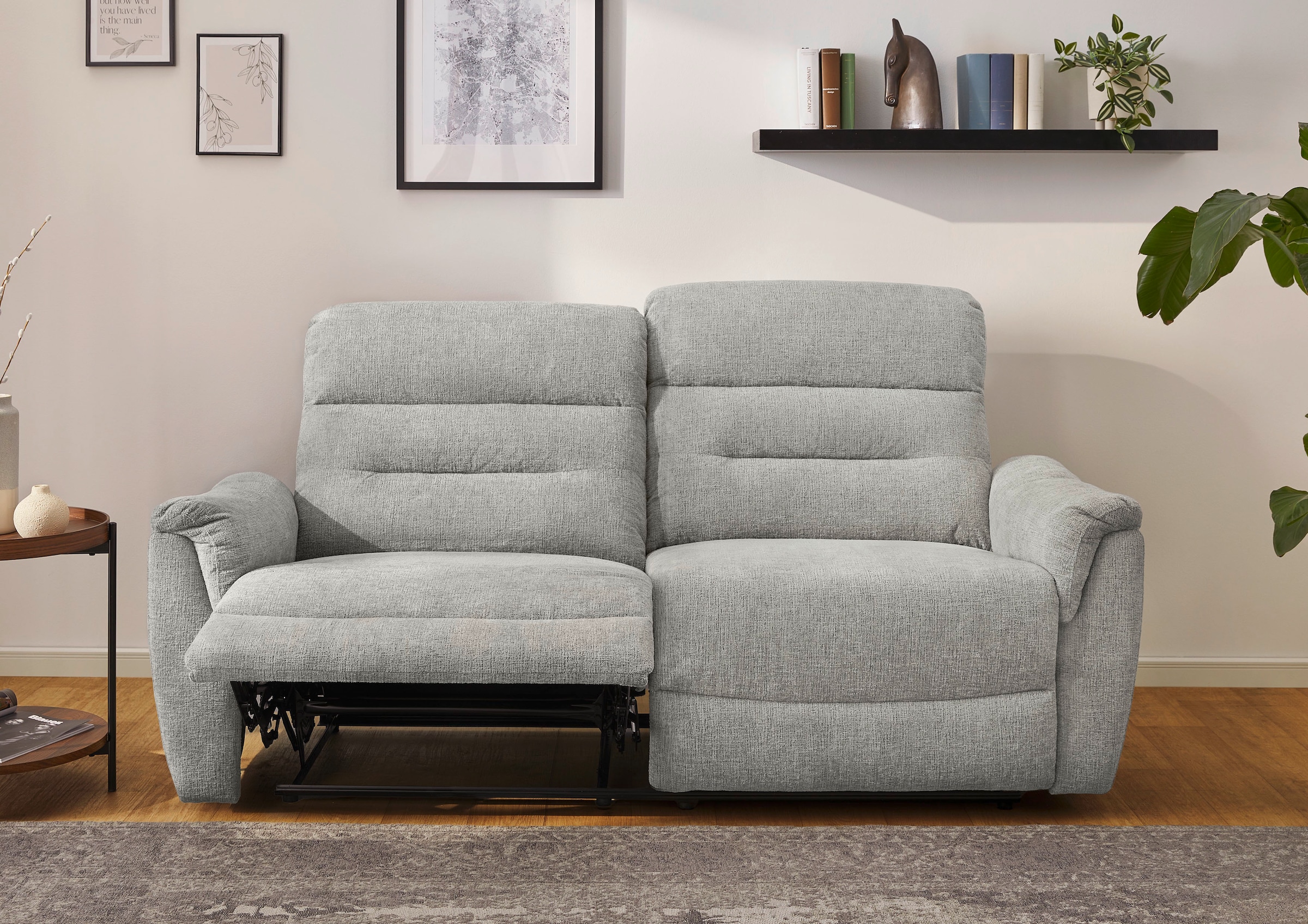 Jockenhöfer Gruppe 2,5-Sitzer »Utah« Liegefunktion durch halbautomatische Relaxfunktion, TFK-Polsterung