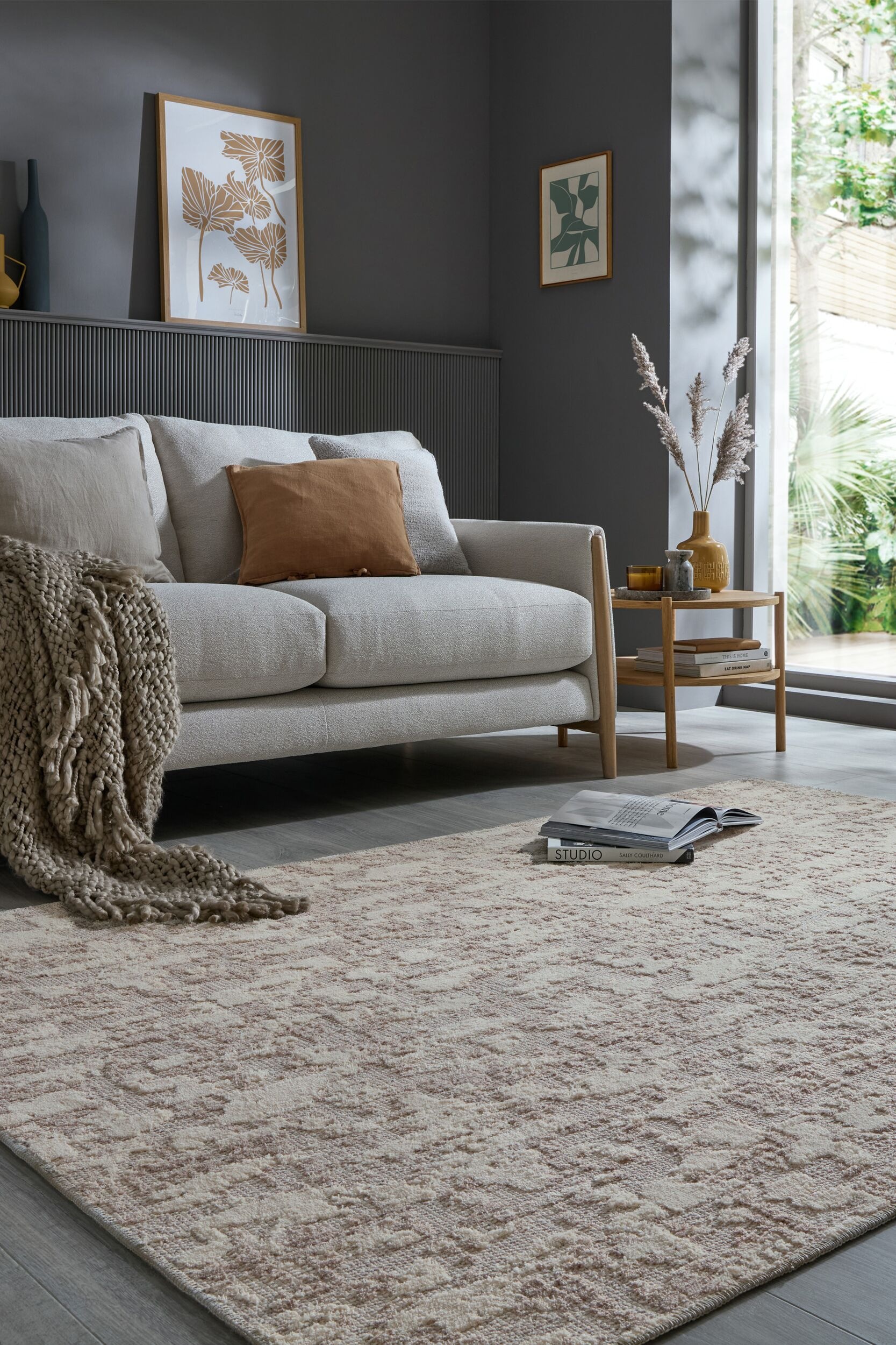 FLAIR RUGS Teppich »Connely«, rechteckig, 4 mm Höhe, Waschbarer Abstrakter günstig online kaufen