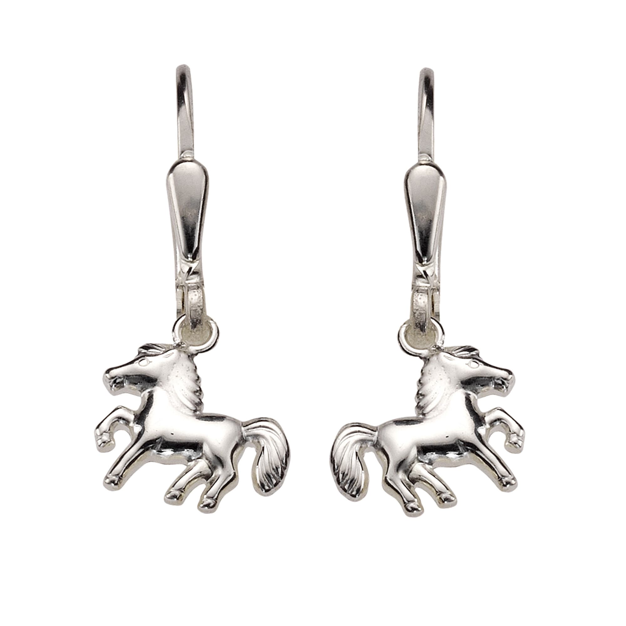 Zeeme Paar Ohrhänger »925 Sterling Silber Motiv Pferde«