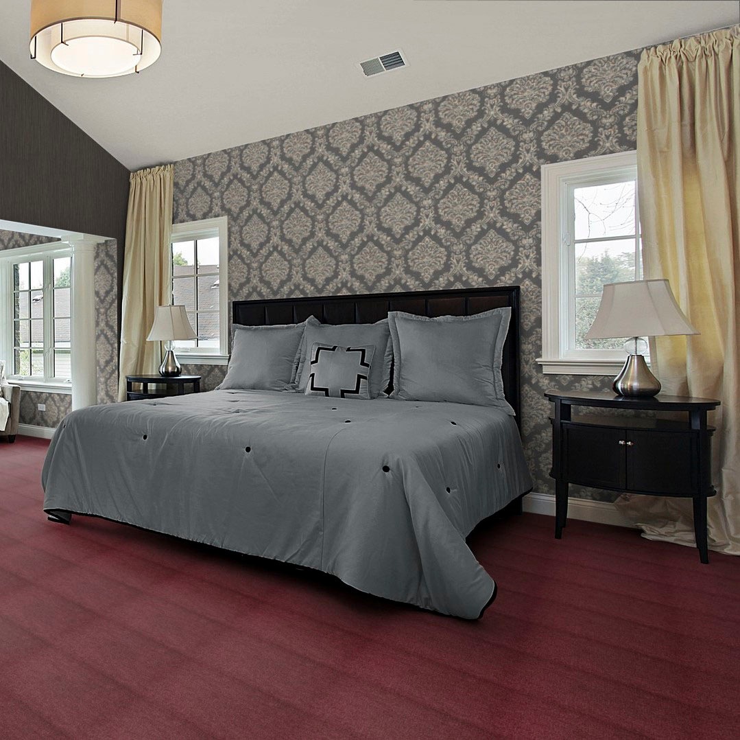 Bodenmeister Teppichboden »Jupiter, Velours - meliert, Made in Belgium«, rechteckig, 7,5 mm Höhe, Wohnzimmer, Schlafzimmer, Kinderzimmer, Breite 400/500 cm