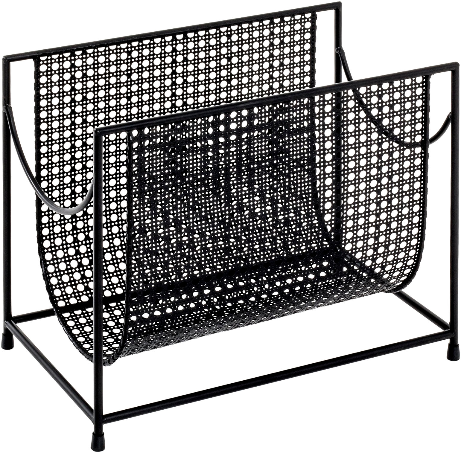 HAKU Zeitungsständer »Zeitschriftenhalter, Zeitschriftenständer« rechteckig - aus Metall 0 - B/T/H 37/22/30 cm