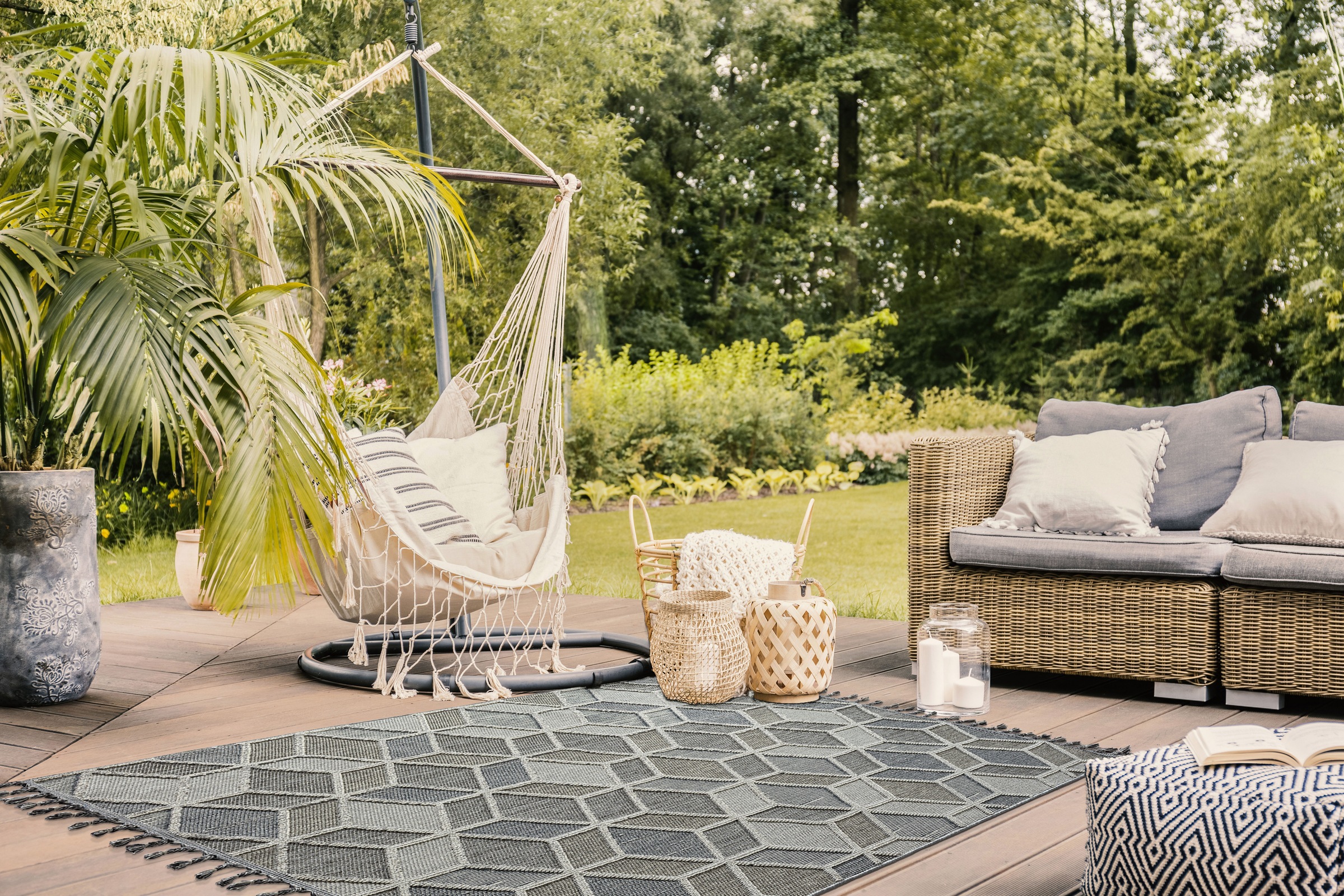 ASTRA Teppich »Trevi 6831 224« rechteckig 7 mm Höhe In- und Outddor geeignet, Balkon, Aussenbereich