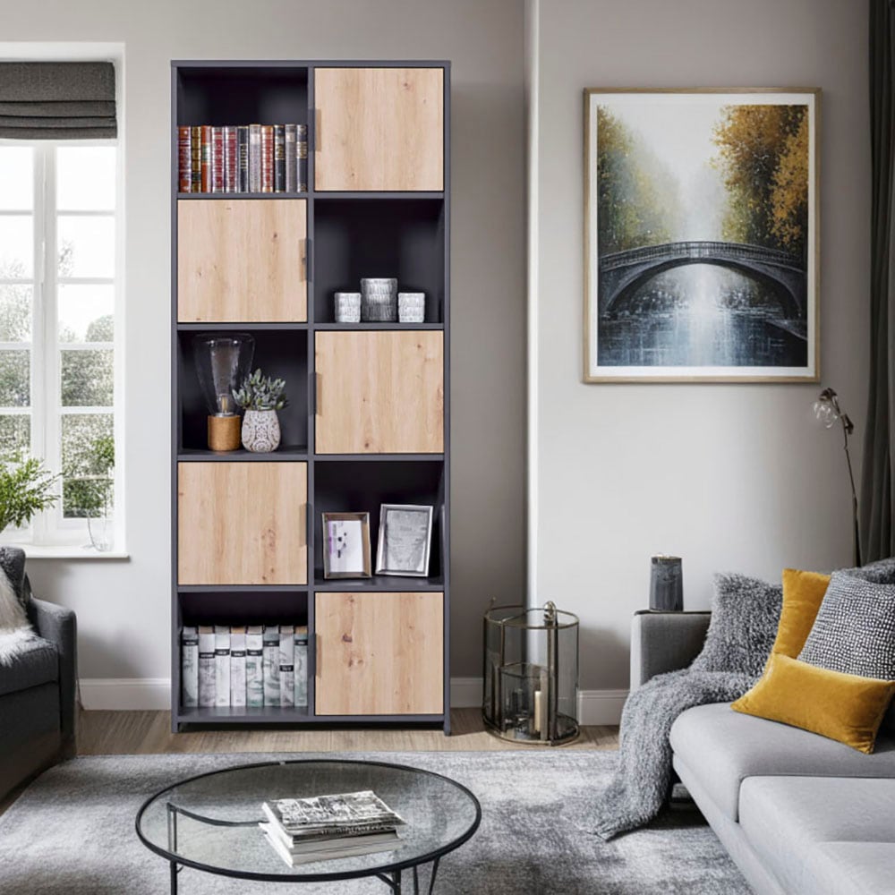 Inter Link Bücherregal »Bücherregal Pepeto« 1 Stk. tlg. Modular, individuelle Gestaltung, BxTxH: ca. 77 x 30 x 185 cm