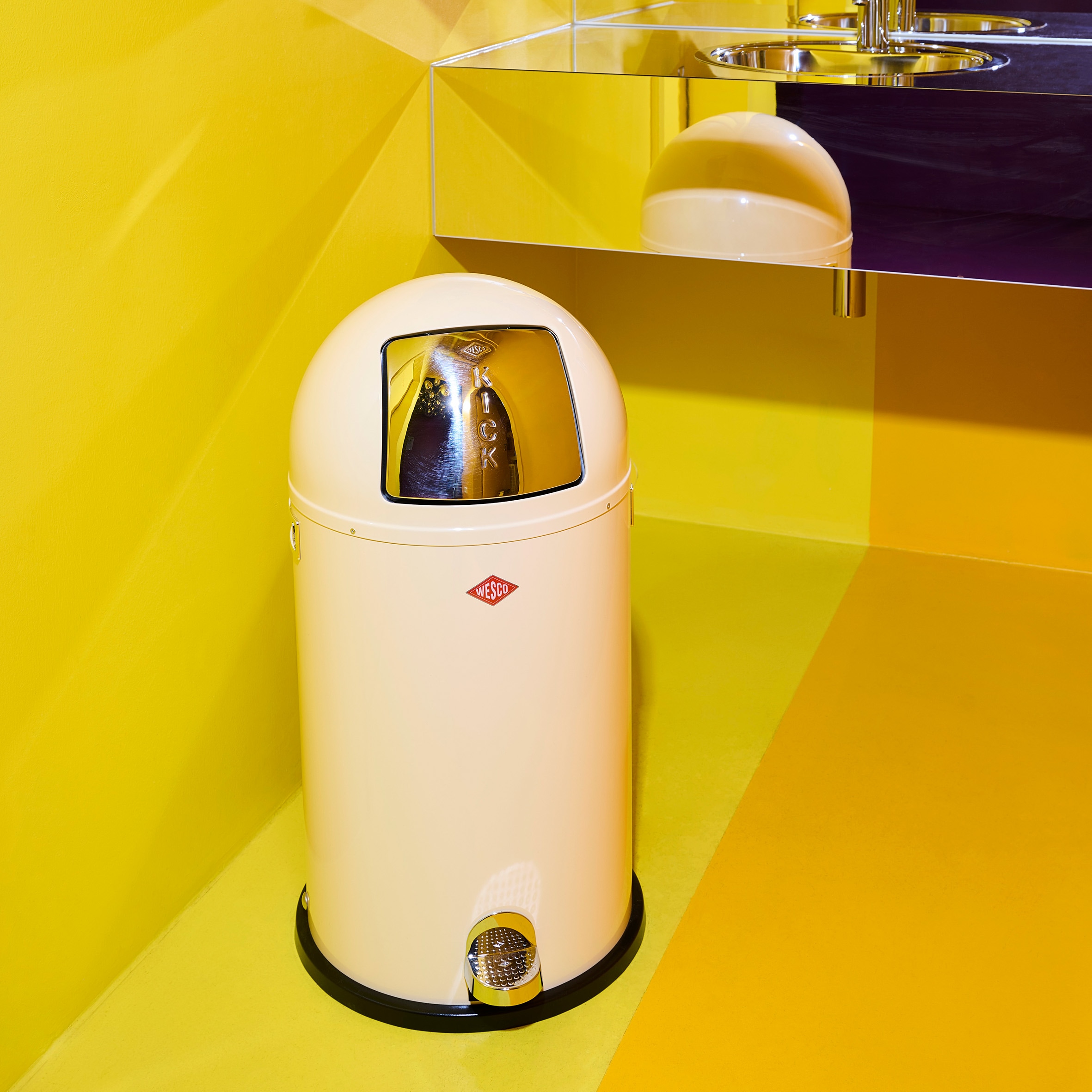 WESCO Mülleimer »Kickboy«, 1 Behälter, Abfallsammler, 40 Liter