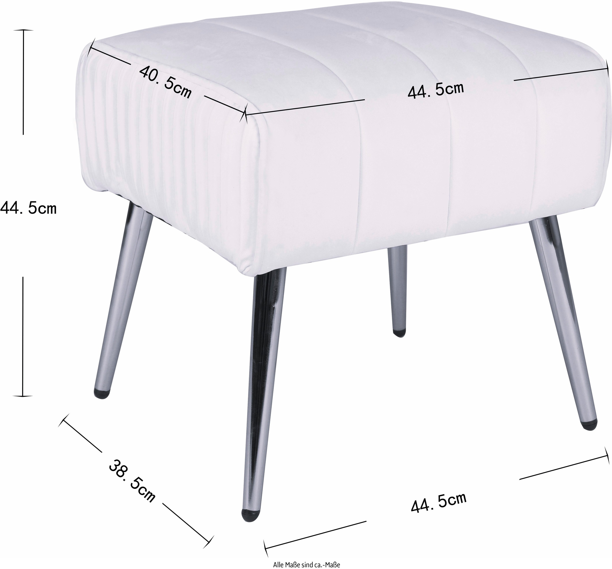 INOSIGN Loungesessel »ARROLL mit Hocker«, Cocktailsessel, Relaxsessel, Einzelsessel und Hocker bequem gepolstert