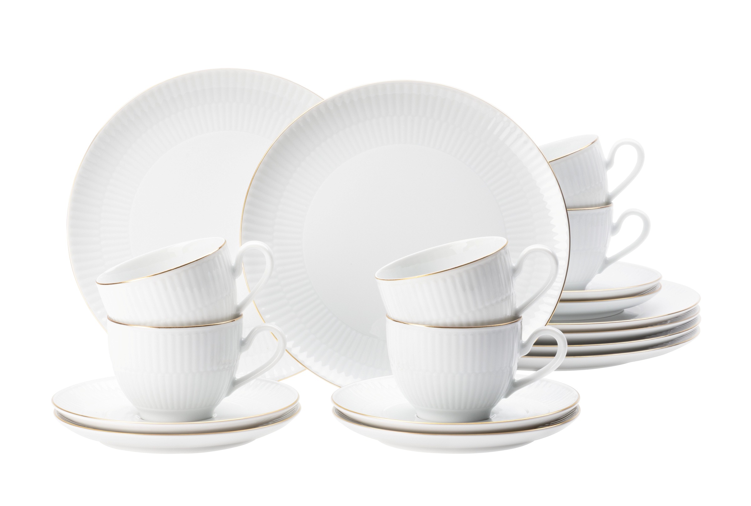 Seltmann Weiden Kaffeeservice »Kaffeeservice 18-teilig Amina Goldrand«, (Se günstig online kaufen