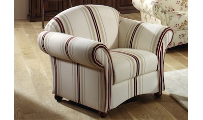 Max Winzer® Sessel »Carolina«, mit Holz-Kugelfüßen kaufen