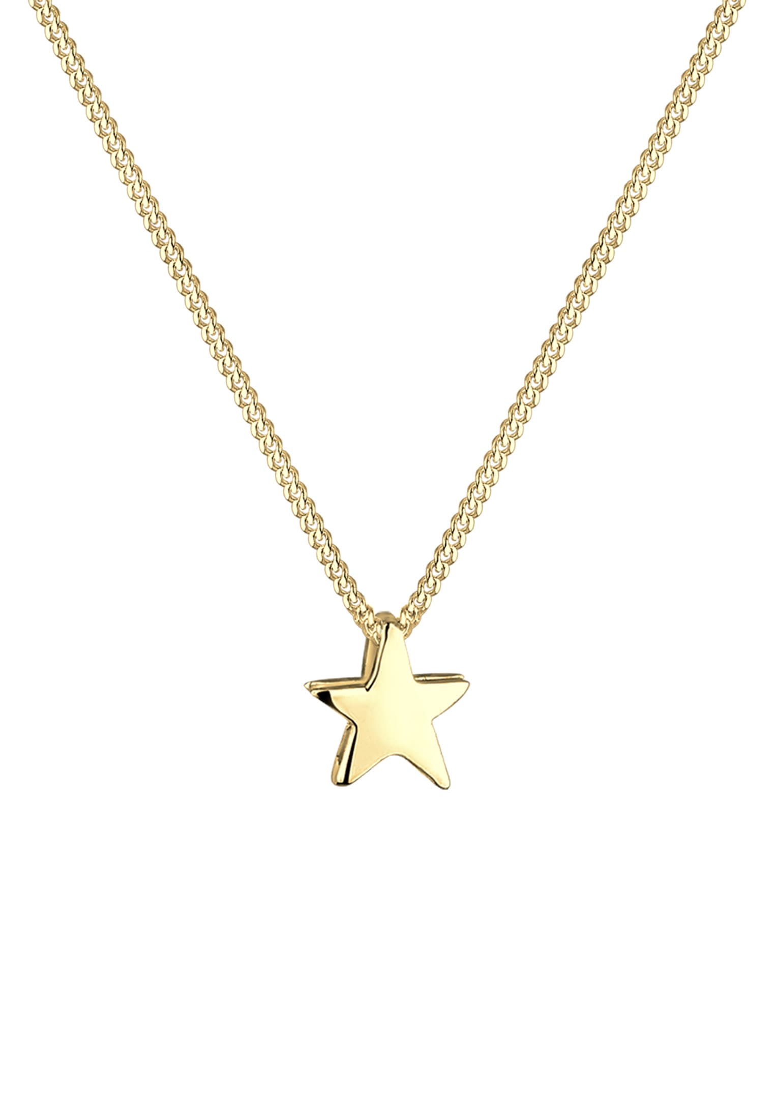 Elli Kette mit Anhänger »Stern Schlicht Basic 925 Silber«