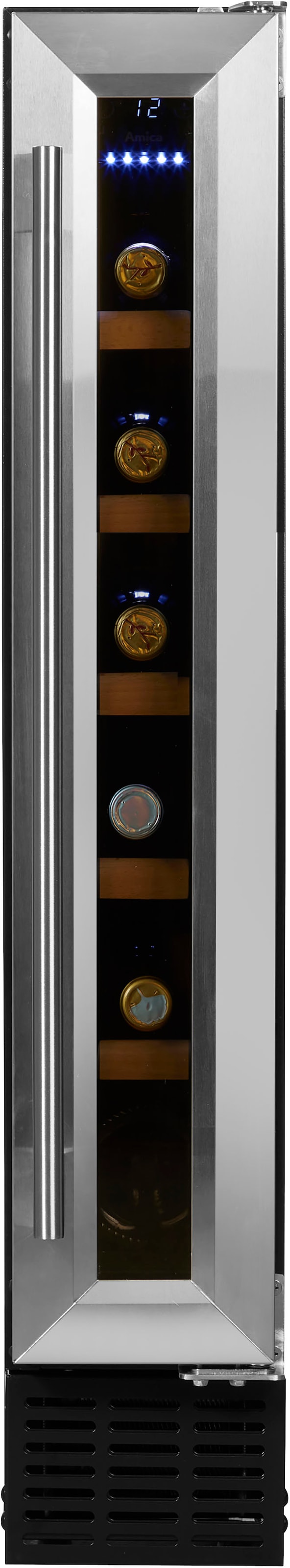 Amica Weinkühlschrank »WK 341 101 E«, für 6 Standardflaschen á 0,75l, Standkühlschrank