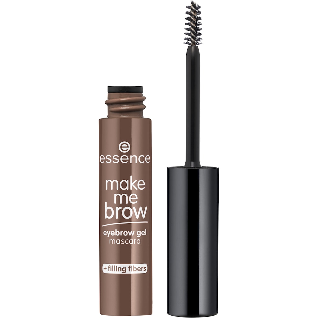 Essence Augenbrauen-Farbe »make me BROW eyebrow gel mascara«, (Set, 3 tlg.)