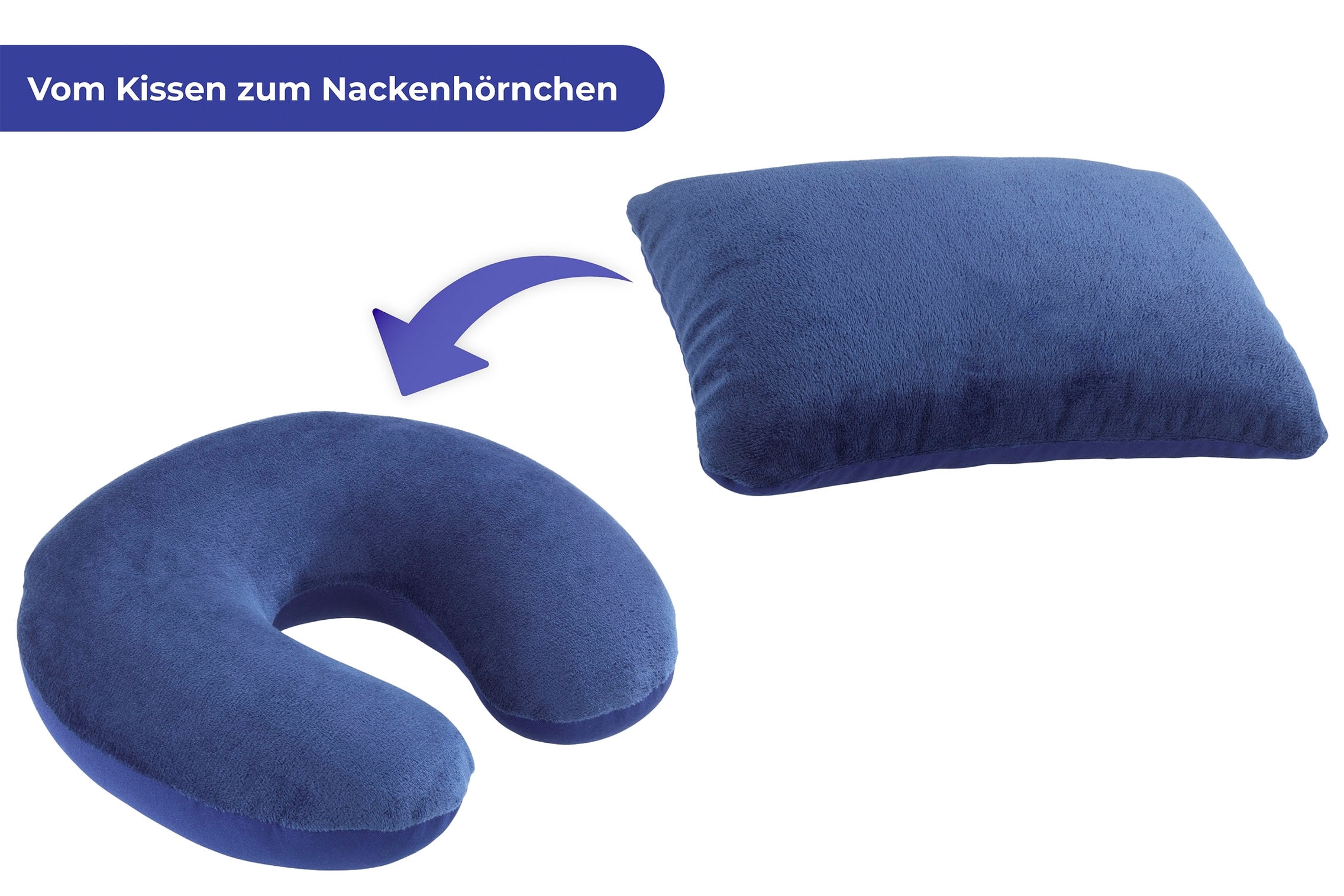 Maximex Nackenhörnchen »mit Kissen«, 2-in-1 günstig online kaufen