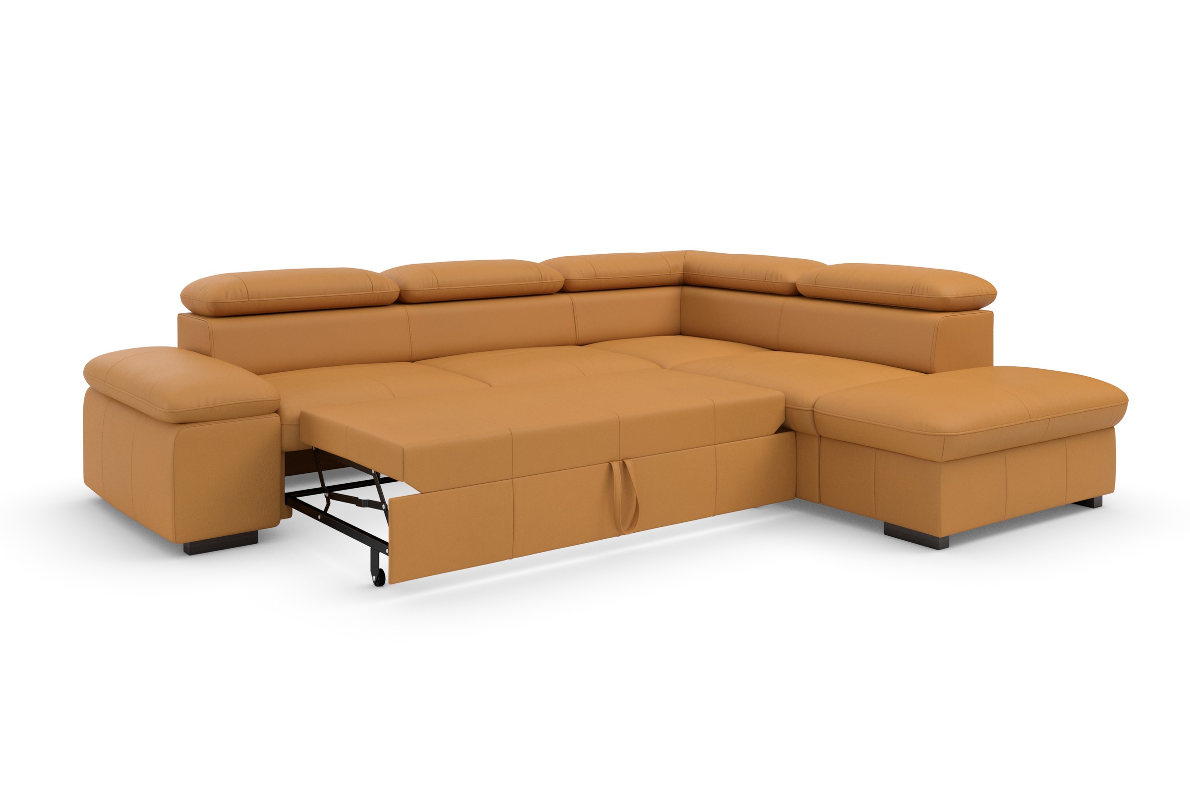Home affaire Ecksofa »Alberto L-Form«, mit Kopfteilverstellung, wahlweise mit Bettfunktion