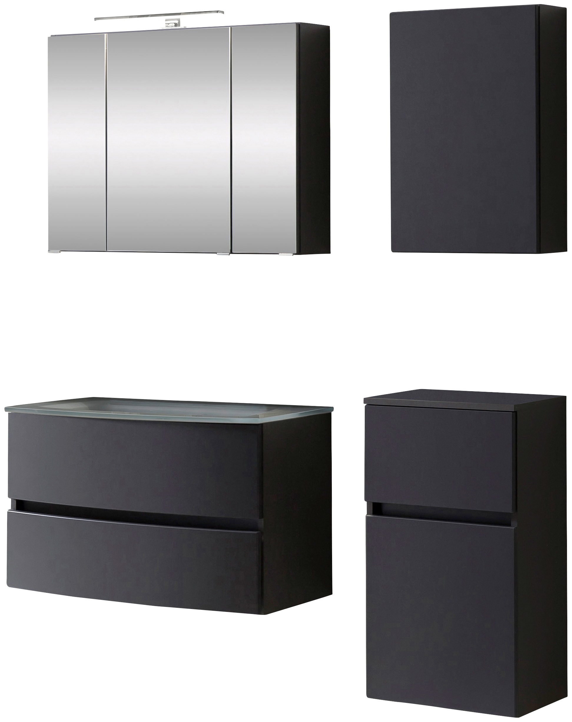 welltime Badezimmer-Set »Kaunas« Set, 4 Stk. tlg. günstig online kaufen