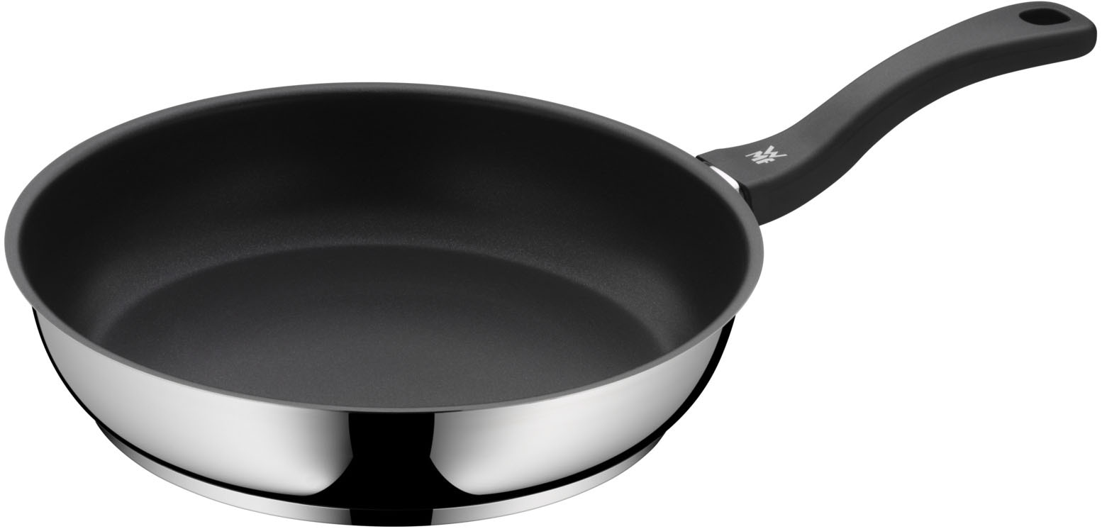 WMF Pfannen-Set »Devil, Bratpfannen Induktion, leistungsstarke Antihaftversiegelung« Cromargan® Edelstahl Rostfrei 18/10 Set, 3x Pfannen Ø 20/24/28 cm, 3 Stk. tlg. für alle Herdarten geeignet, ergonomischer Kunststoffgriff