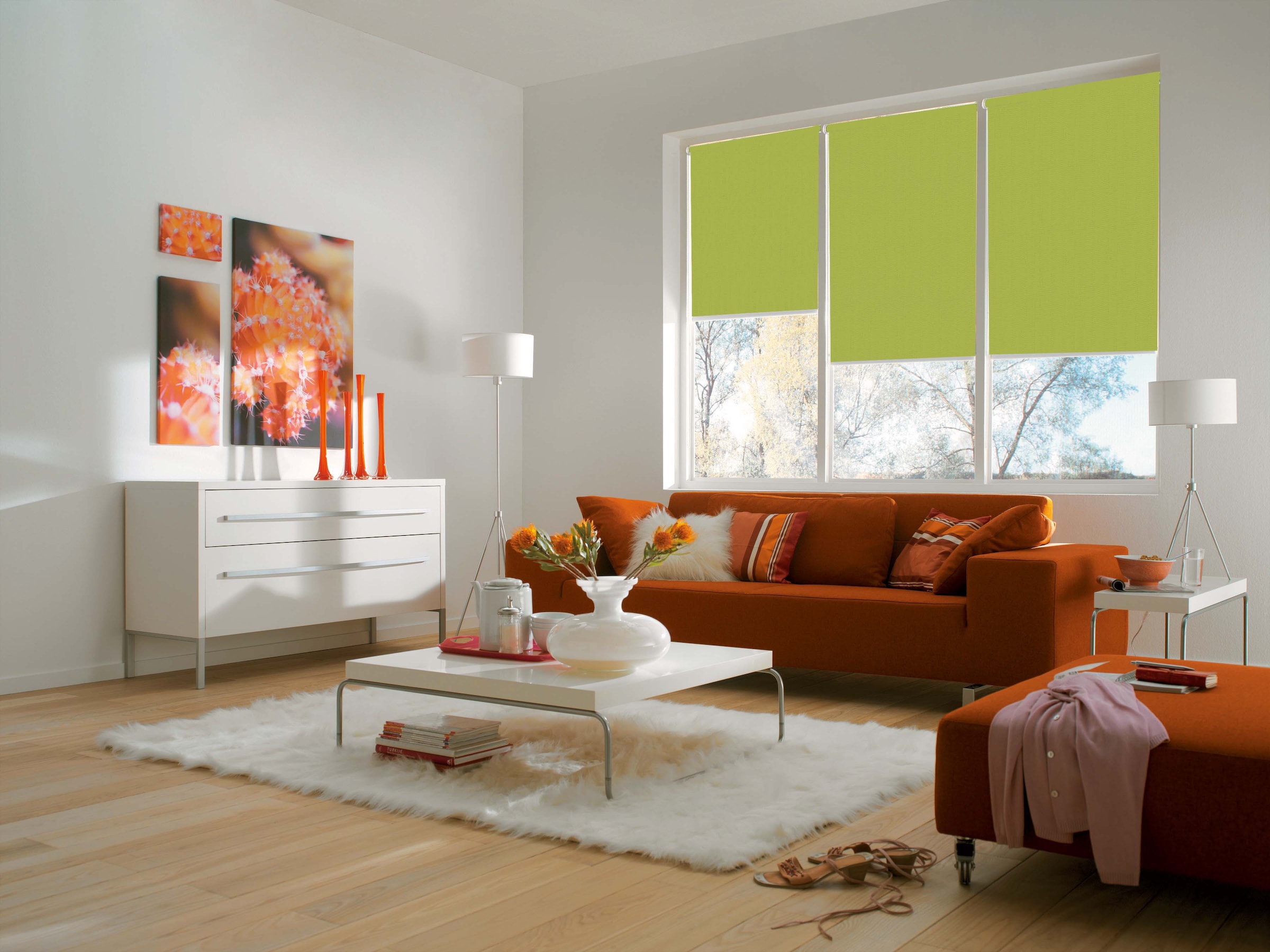 sunlines Elektrisches Rollo »Akkurollo Structure«, blickdicht, ohne Bohren, appgesteuert via Bluetooth, weißer Fallstab