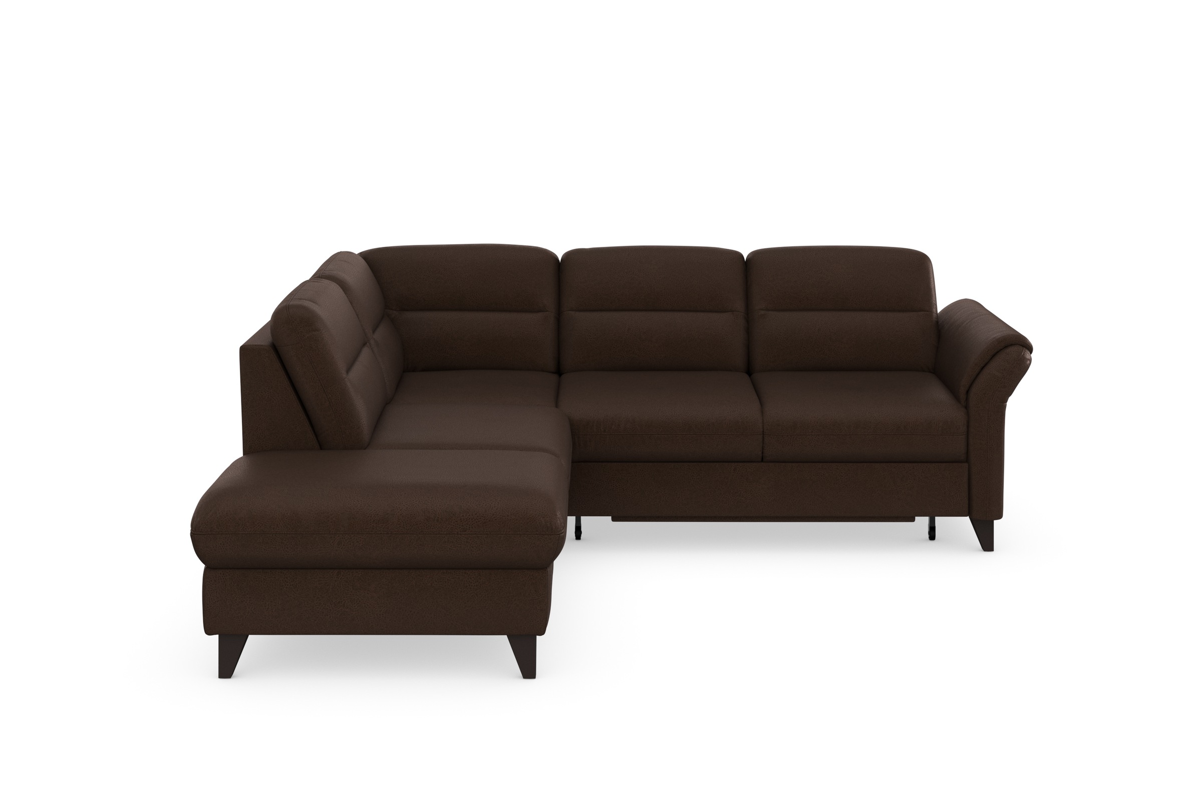 sit&more Ecksofa »Mellum L-Form« Federkern, wahlweise mit Bettfunktion, Sta günstig online kaufen