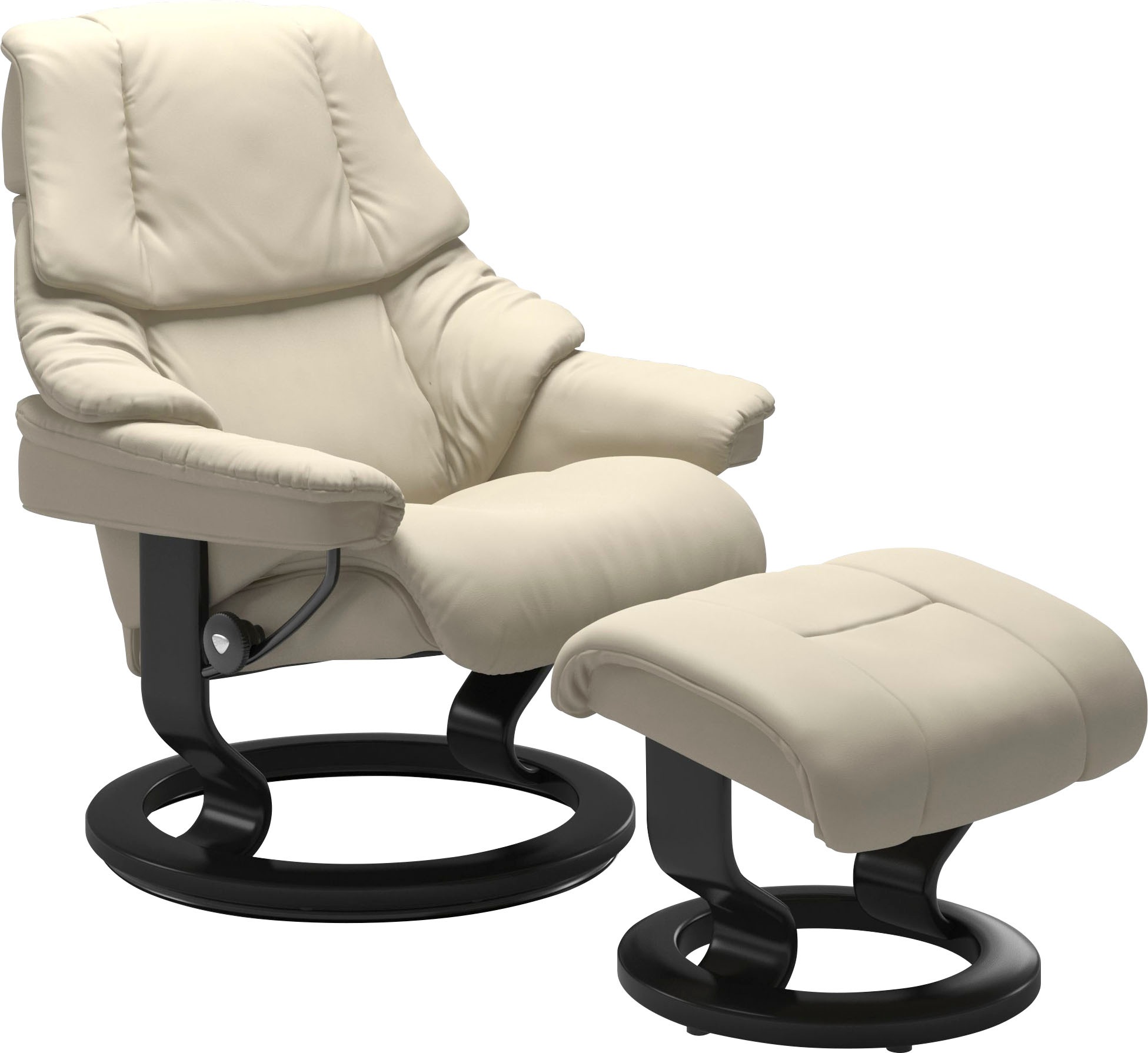 Stressless® Relaxsessel-Set »Reno«, mit Hocker, mit Classic Base, Größe S, M & L, Gestell Schwarz