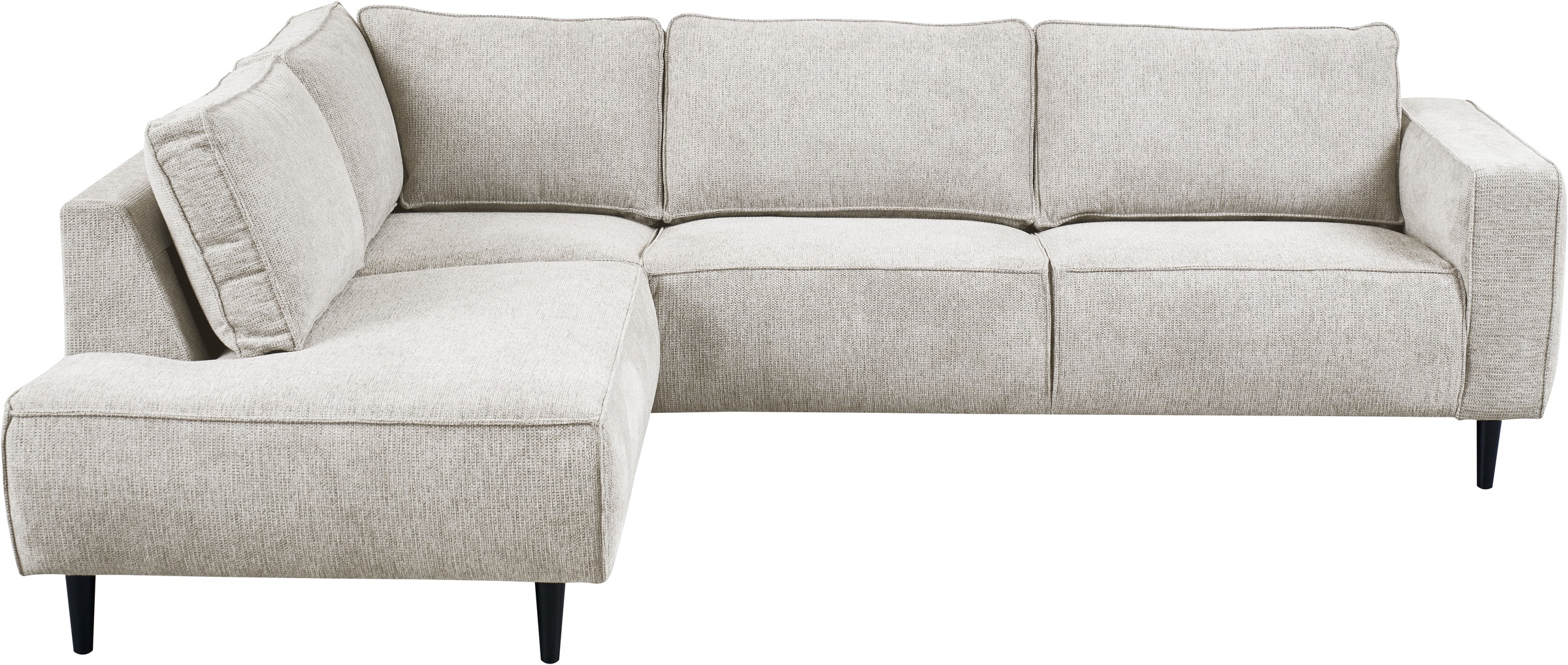 Places of Style Ecksofa »Fumone, Lederoptik oder Soft-Touch Chenille«, Brei günstig online kaufen