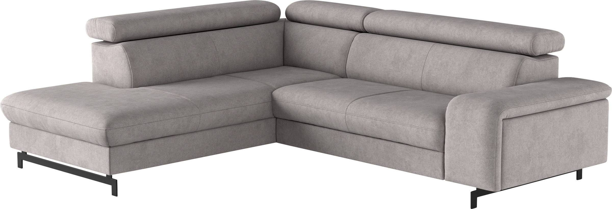 COTTA Ecksofa »Emma L-Form«, mit Kopfteilverstellung, wahlweise mit Bettfunktion & Bettkasten