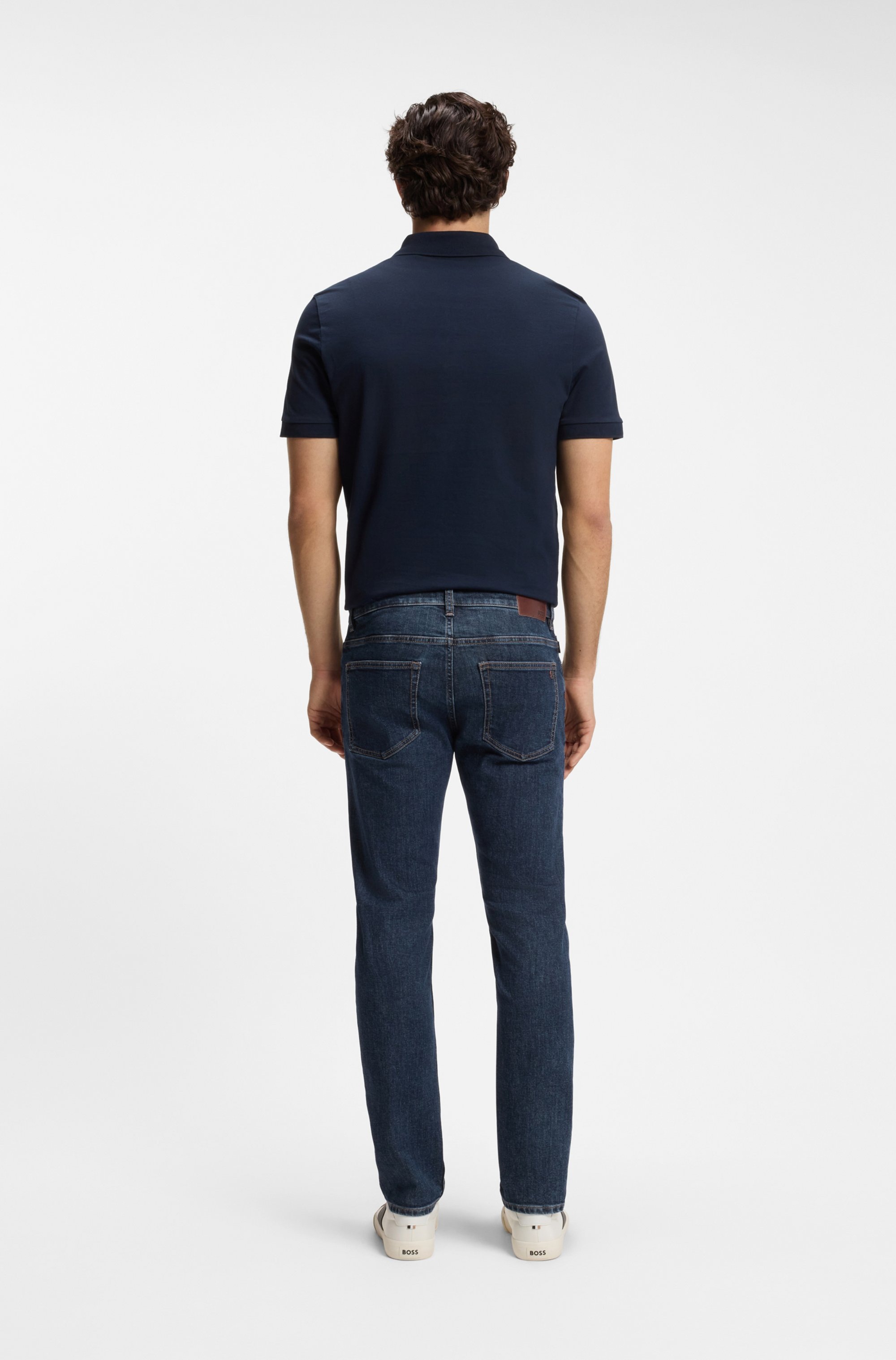BOSS ORANGE »Delaware Soft-Motion-Denim« Schmale Passform Mittlere Leibhöhe