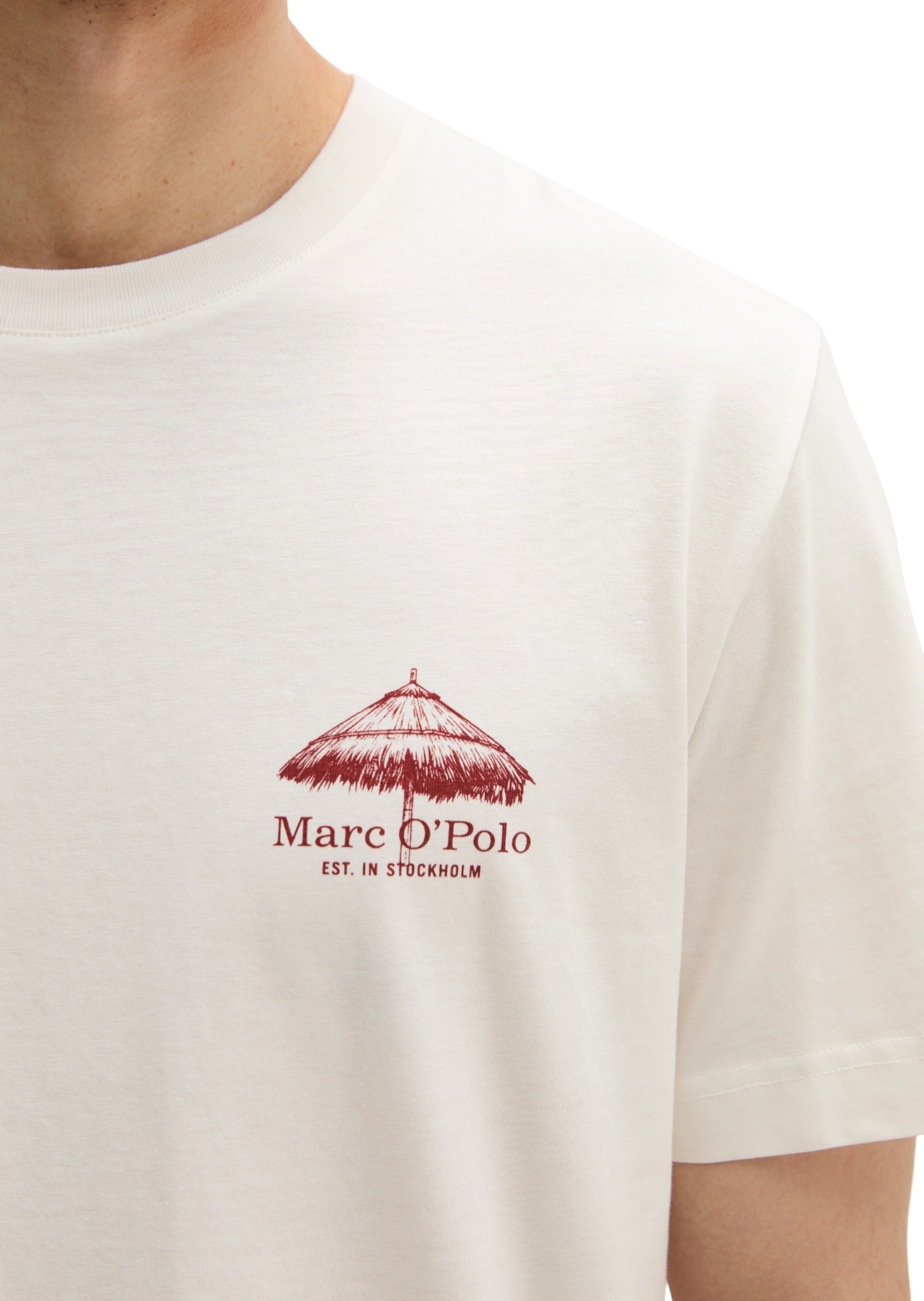 Marc O'Polo T-Shirt regular mit sommerlichem Rückenprint