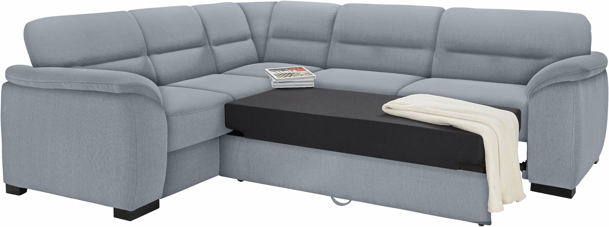 sit&more Ecksofa "Montego L-Form", wahlweise mit Bettfunktion und Schubkast günstig online kaufen