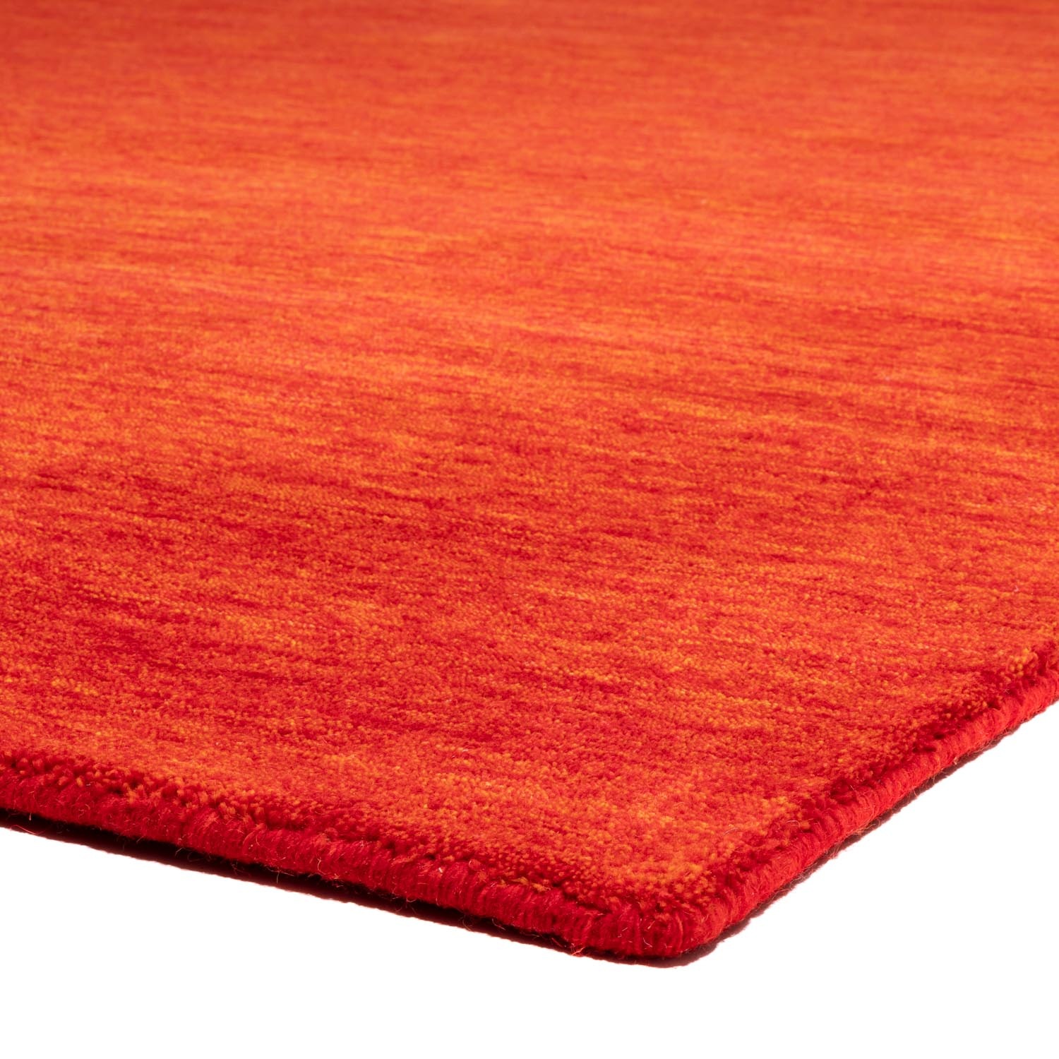 morgenland Wollteppich »Uni - Gabbeh Teppich - Softy«, oval, 1,6 mm Höhe, G günstig online kaufen