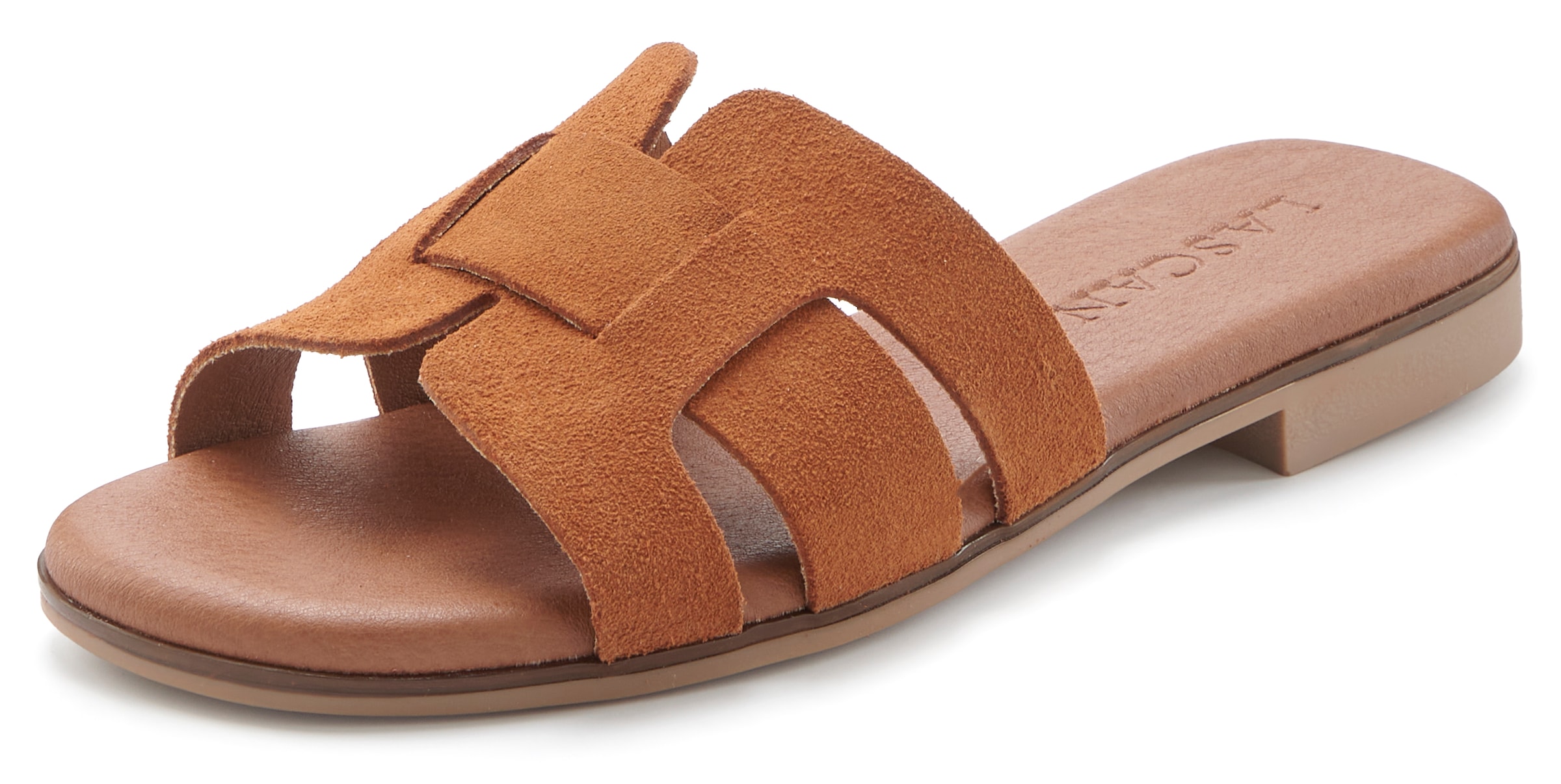 LASCANA Pantolette »Mule, Sandale, offener Schuh«, aus hochwertigem Leder