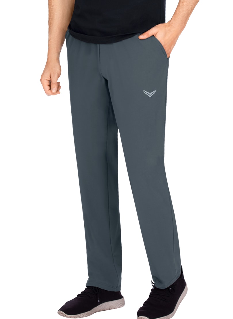 TRIGEMA Jerseyhose »Freizeithose mit elastischer Kordel« anthrazit 3XL - US-Größen US-Größen 3XL Leichte Funktions-Webware