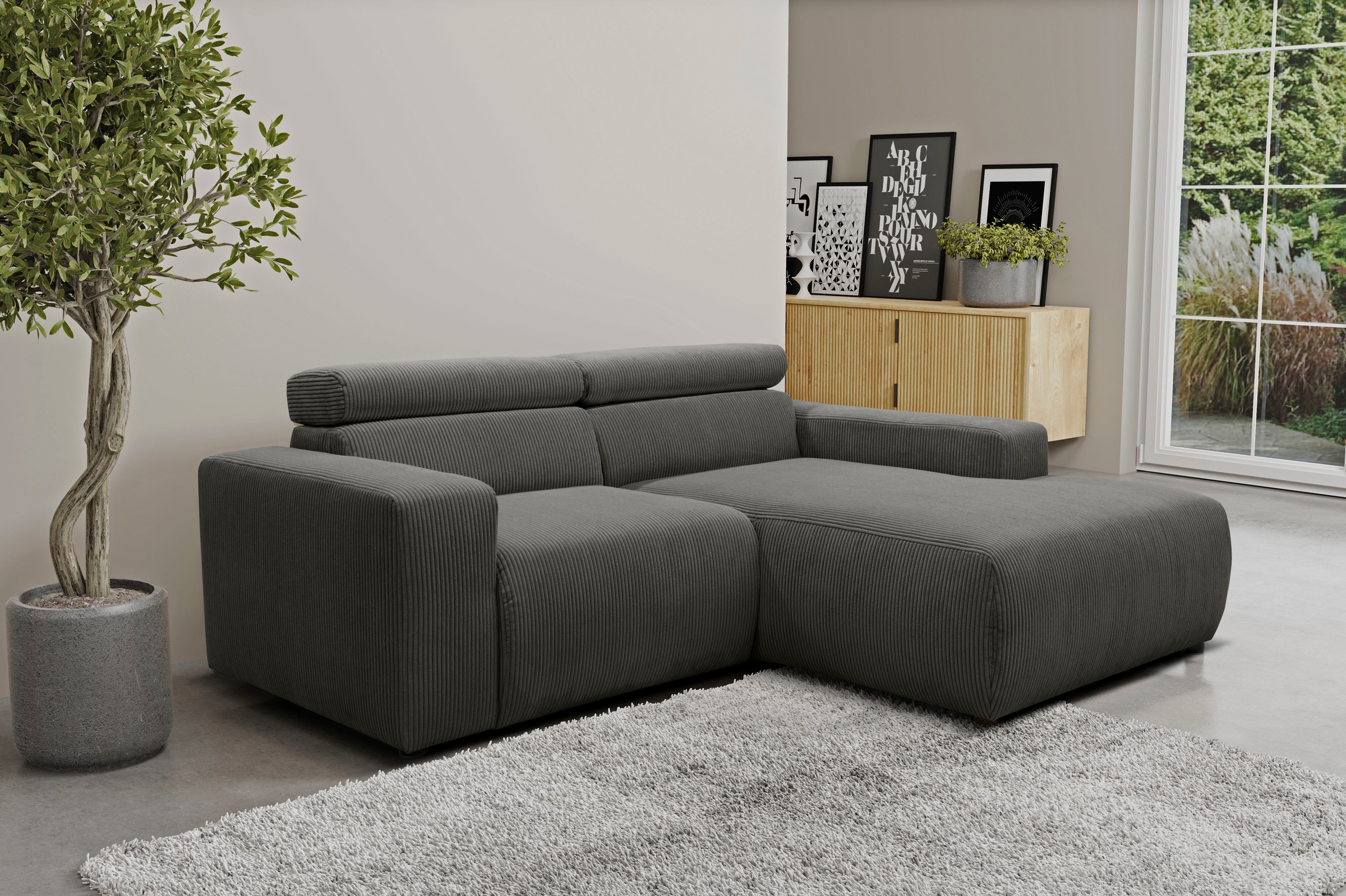DOMO collection Ecksofa »Brandon Sitzbelastung 140 kg, kleine Ausführung B/ günstig online kaufen