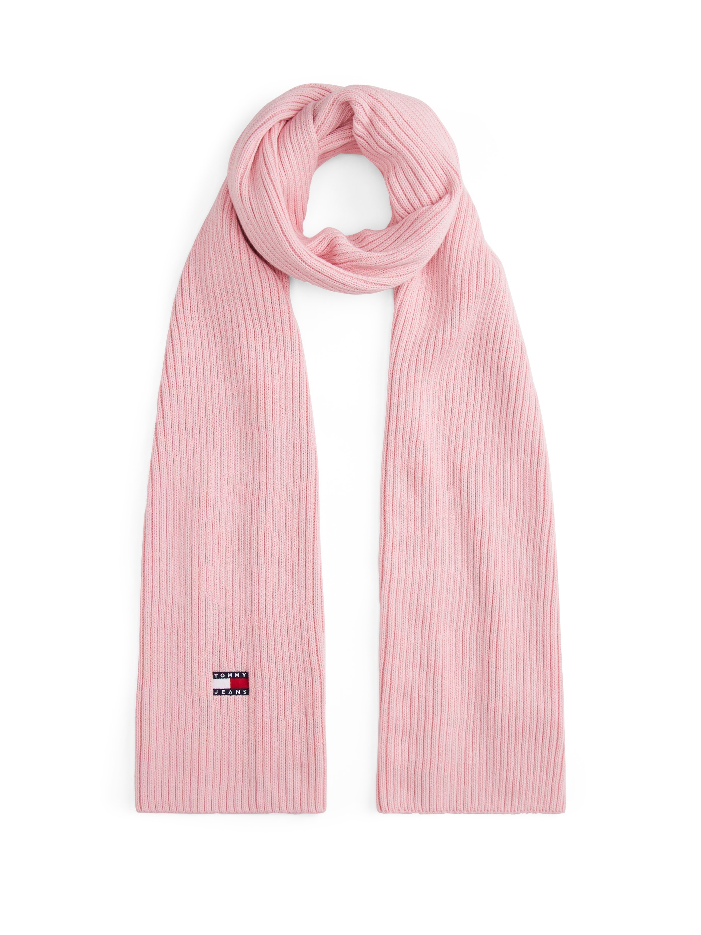TOMMY JEANS Schal »TJW HERITAGE CORE SCARF« Rippstrick, 190 x 28 cm Delicate Pink
