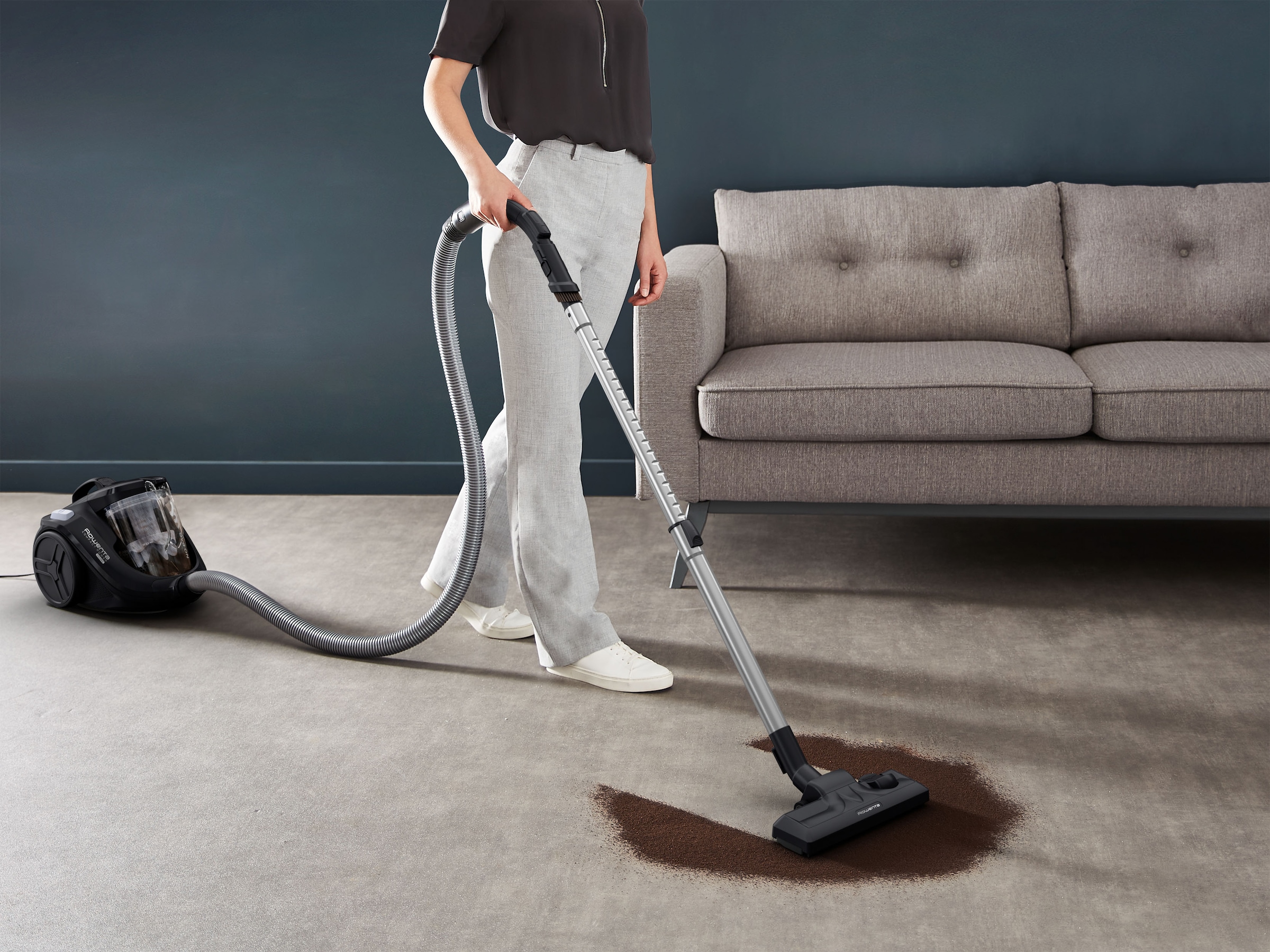 Rowenta Bodenstaubsauger »RO3725 Compact Power Cyclonic Classic«, 750 W, beutellos