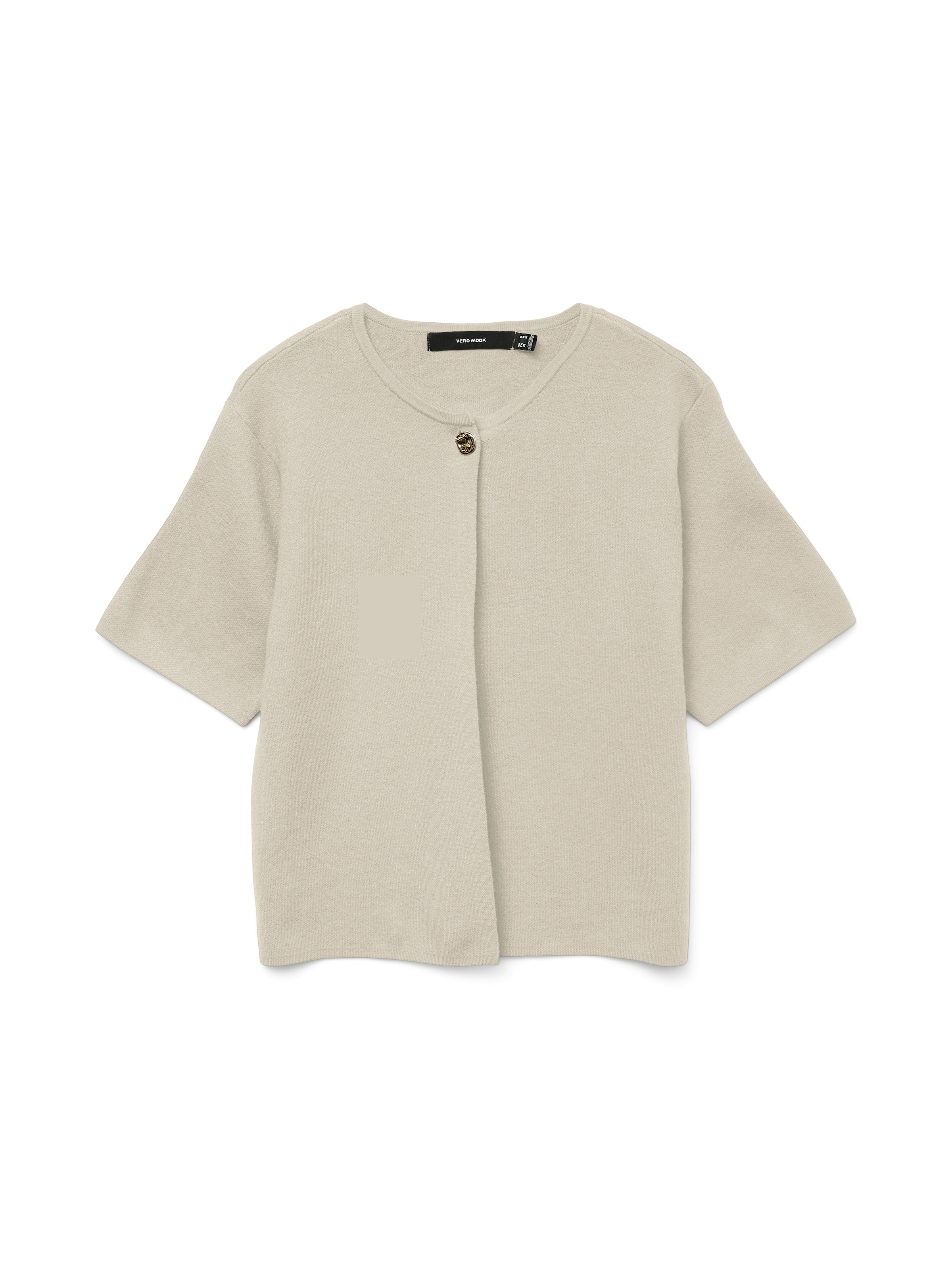 Vero Moda Strickjacke »VMGOLD SS O-NECK ONE BUTTON CARDIGAN«