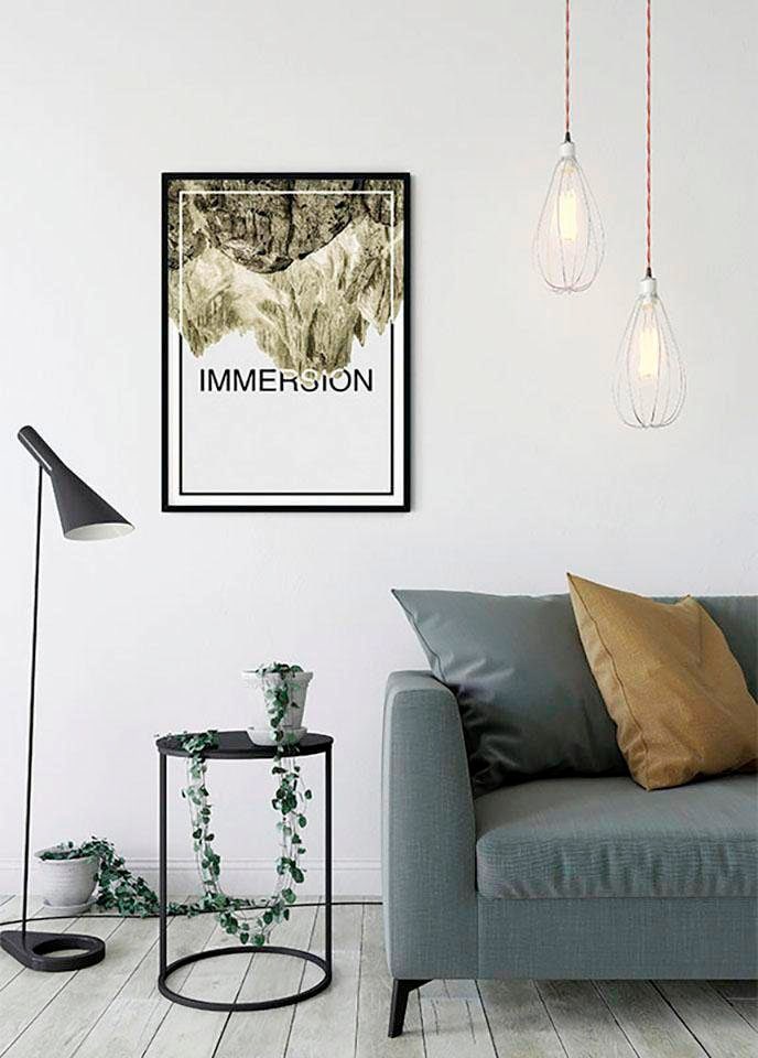 Komar Bild »Immersion Sand«, Abstrakt-Sprüche & Texte, (1 St.), Wandbild zur Dekoration - ohne Rahmen