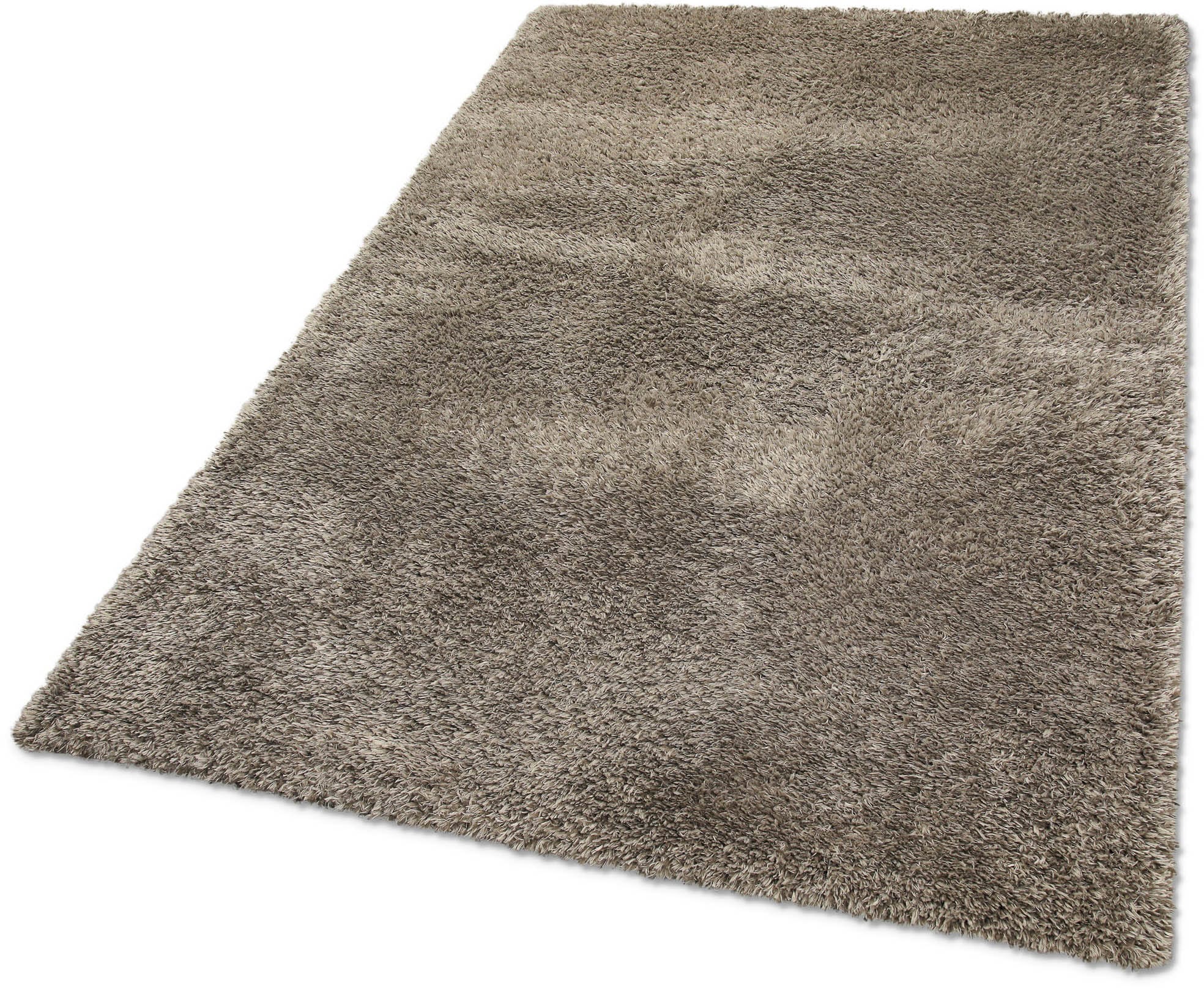 OTTO home Hochflor-Teppich »Josetta , auch als Läufer erhältlich« rechteckig 50 mm Höhe Langflor, Shaggy, dichter weicher Hochflor, uni farben, Wohnzimmer