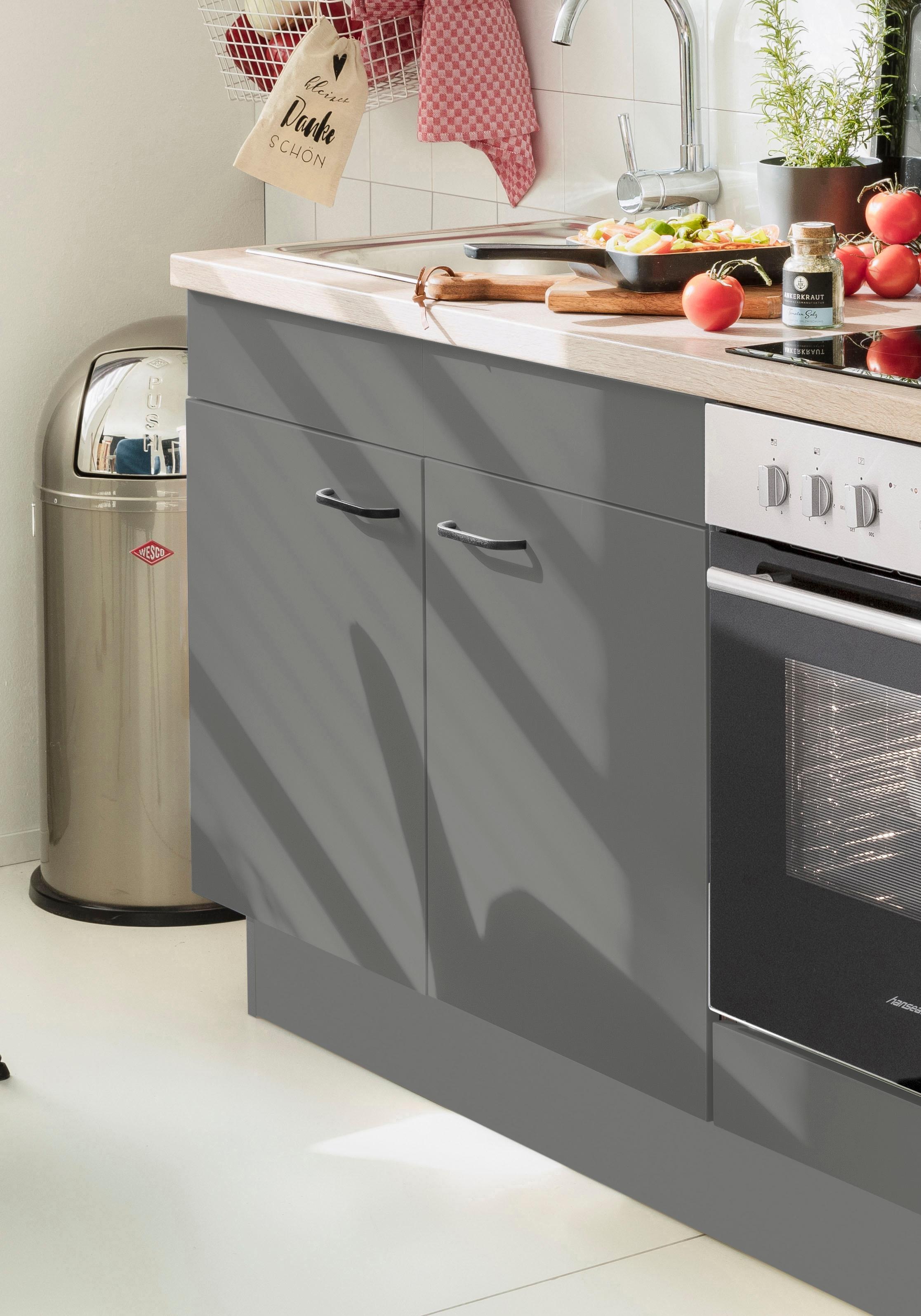 OPTIFIT Spülenschrank »Elga«, mit Soft-Close-Funktion, höhenverstellbaren Füßen, Breite 100 cm