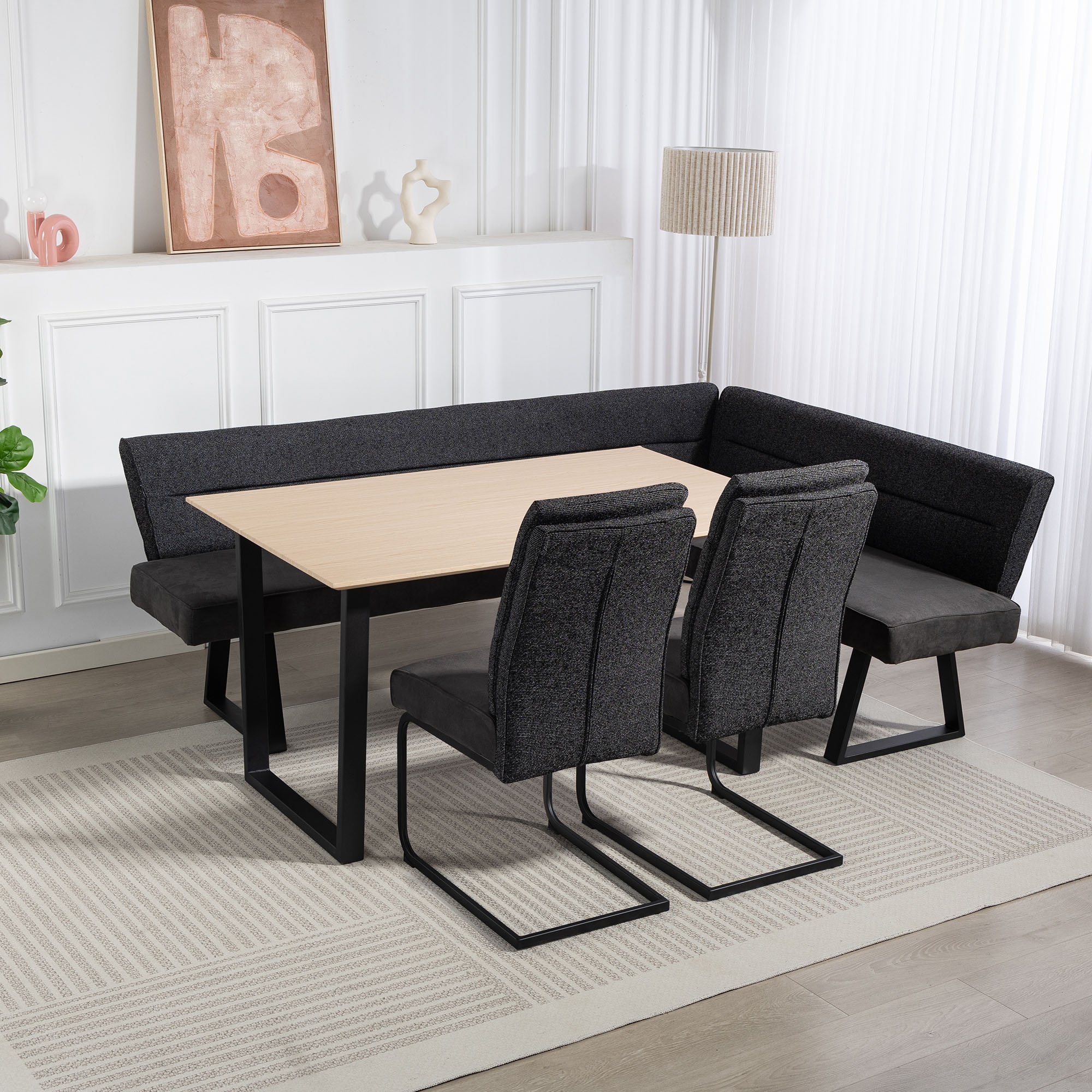 Duo Collection Eckbankgruppe »Eckbankgruppe Alena & Marga & Nala« Set, 5 tlg. tlg. Taschenfederkern