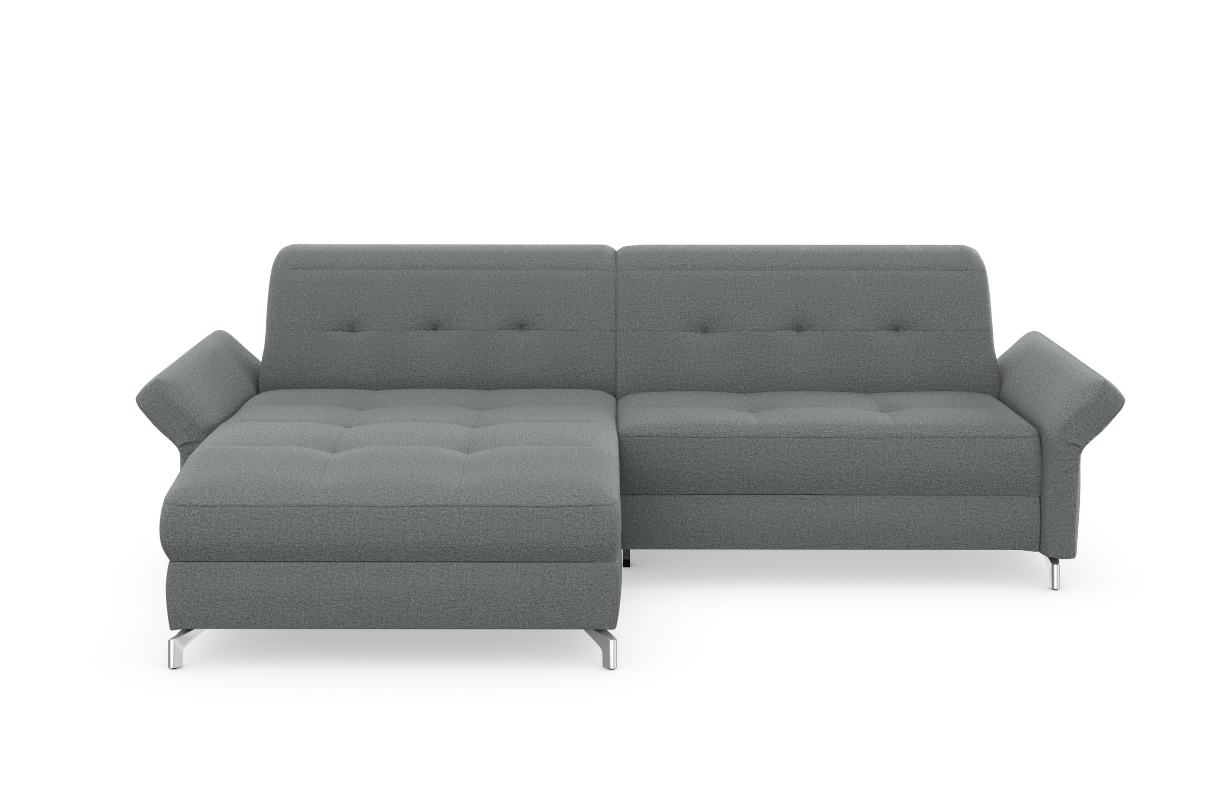 Home affaire Ecksofa »Maredo L-Form« Federkern, wahlweise auch mit Kopfteil günstig online kaufen