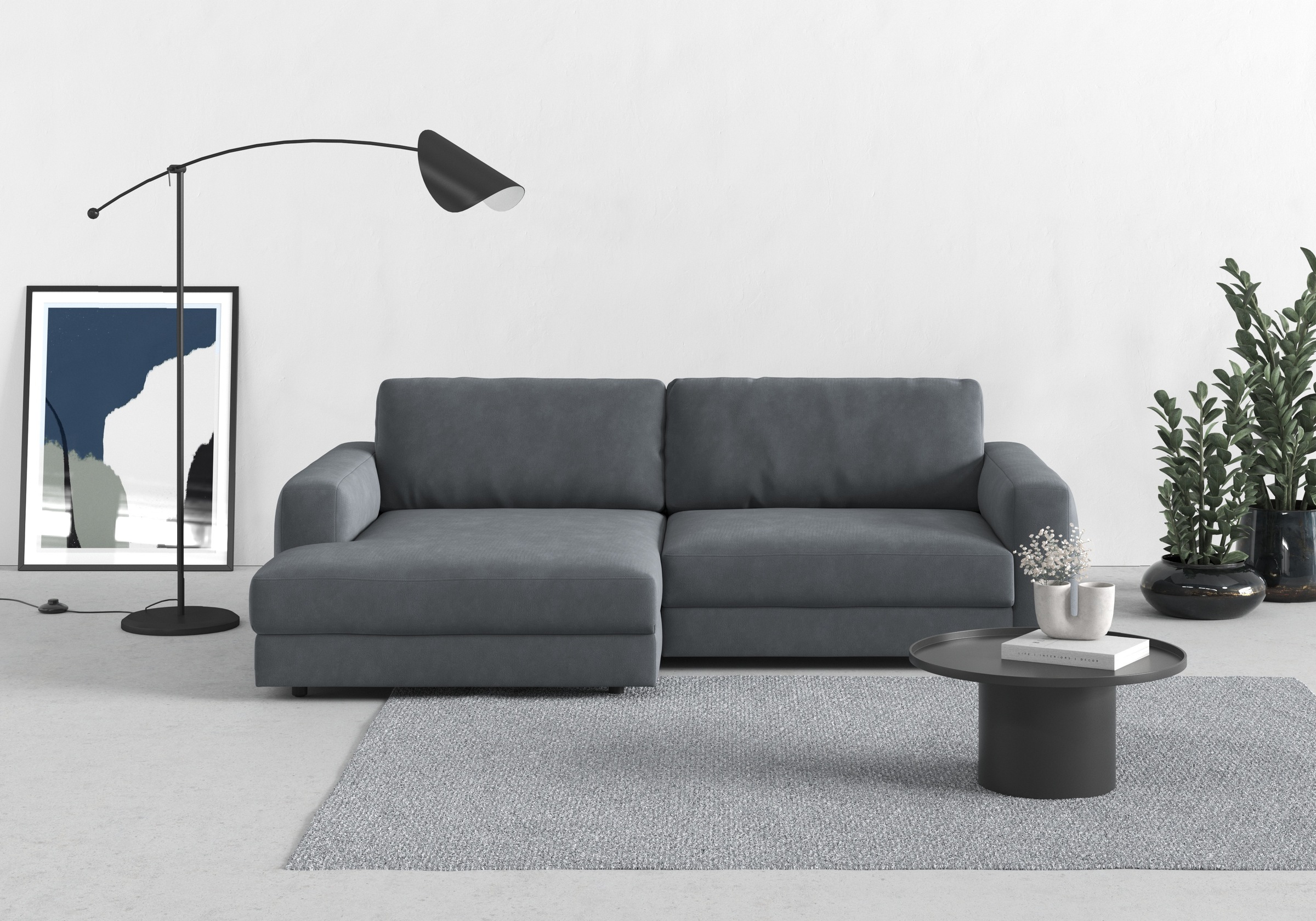 TRENDMANUFAKTUR Ecksofa »Bourbon, Mega Designsofa mit tollem Sitzkomfort, B günstig online kaufen
