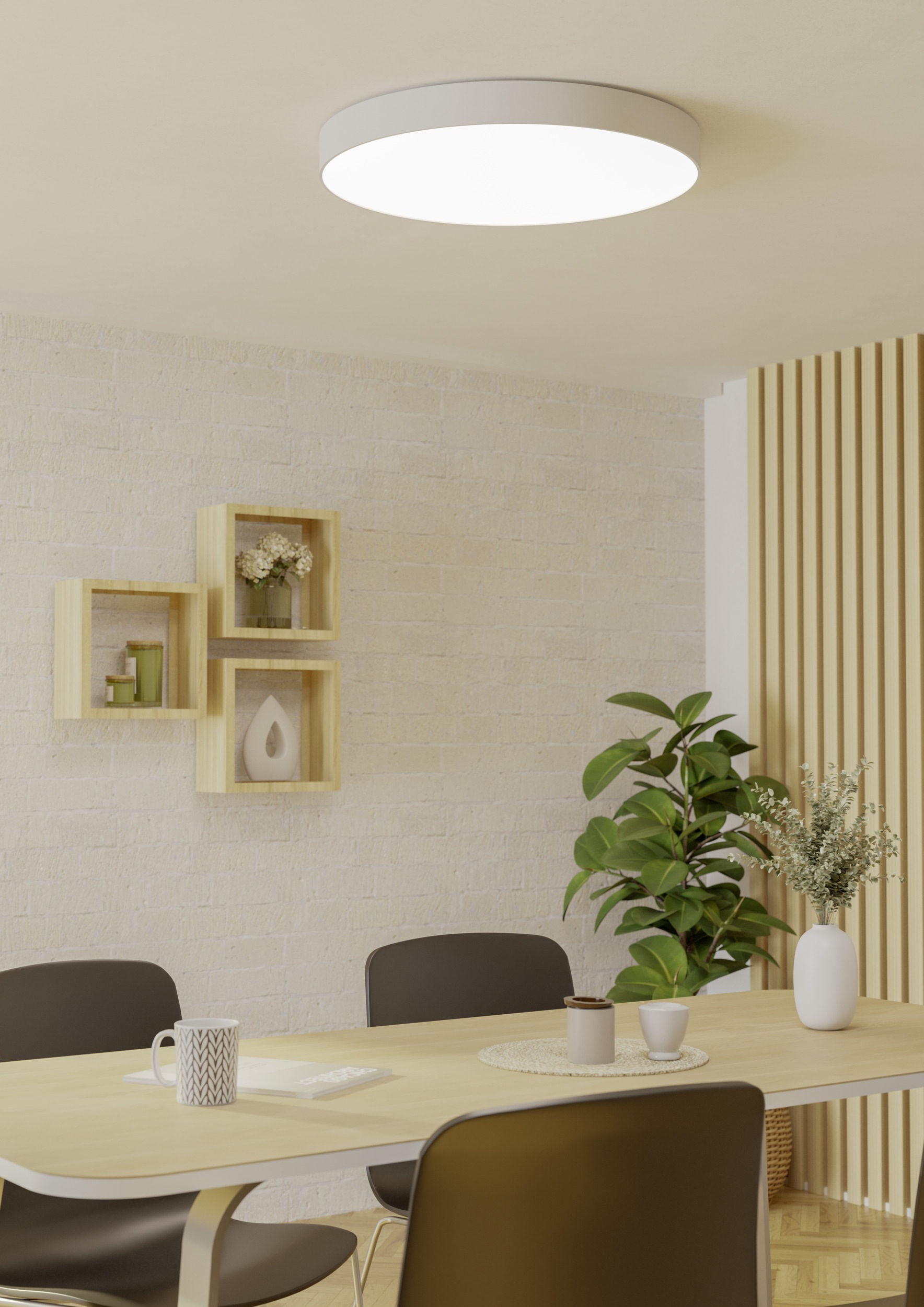 EGLO LED Deckenleuchte »GALLIZZI-Z Deckenlampe - Kunststoff - LED - 36,5W - IP20« LED-Modul 1 Stk. Kaltweiß | Neutralweiß | RGB | Warmweiß Wohzimmerlampe, Esszimmerlampe, Flur, Schlafzimmer, H7 x Ø69 cm