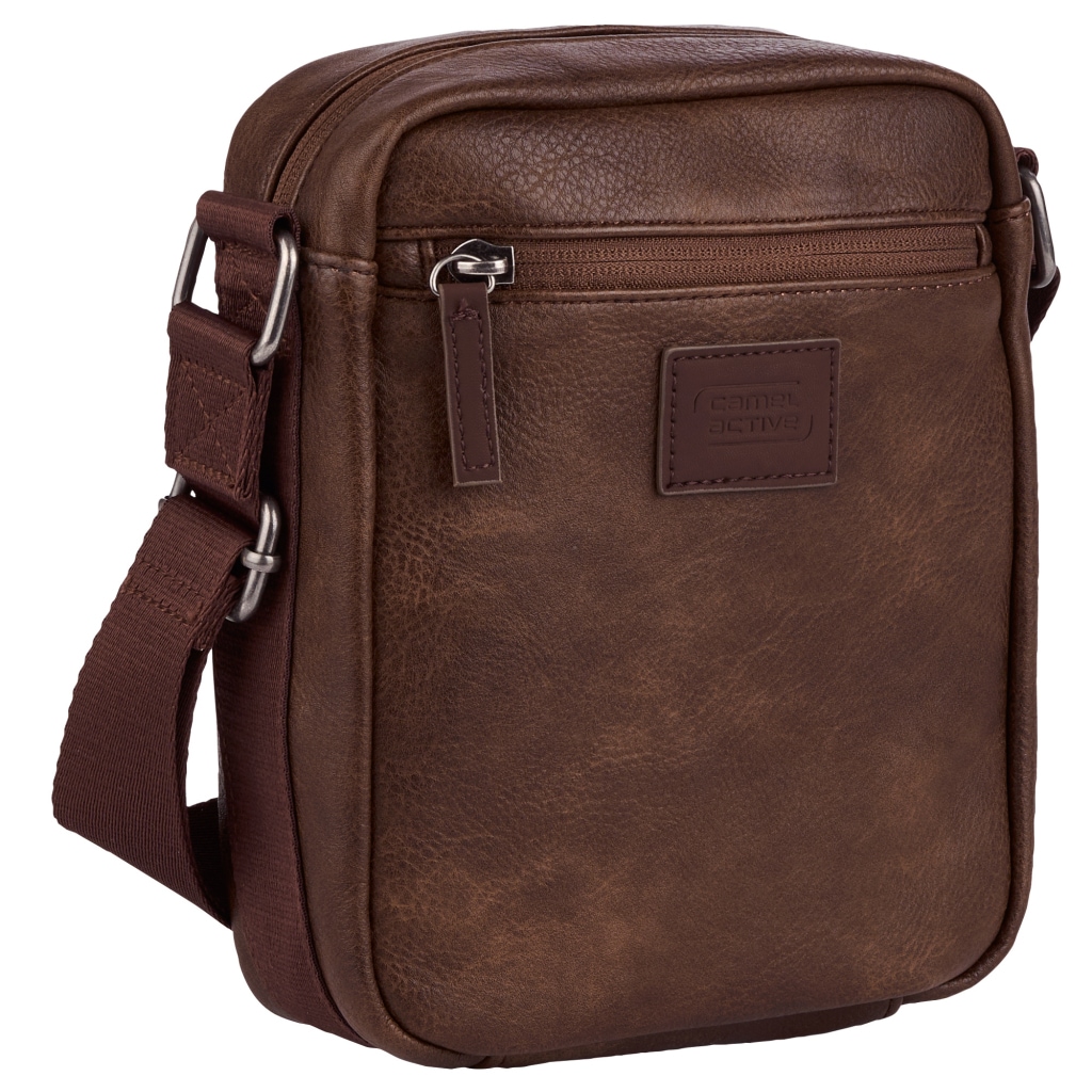 camel active Umhängetasche »Traces« Herren, Schultertasche, funktional mit vielen Fächern
